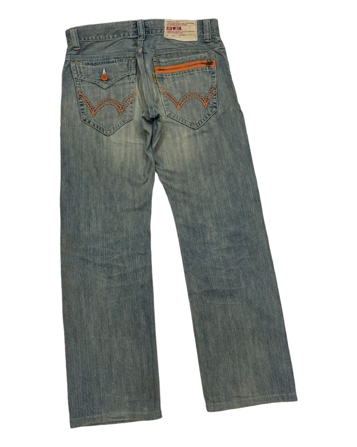 Kapital 🔥Edwin Xvs Rusty Distressed Denim Jeans Size US 33 - 4 Thumbnail