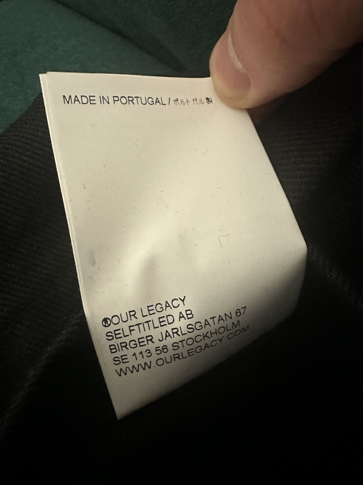 Our Legacy Our legacy black sling bag Size ONE SIZE - 6 Thumbnail