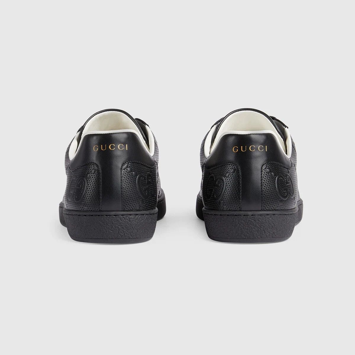 Gucci o1loc1c0625 Ace GG Embossed Sneakers in Black Size US 7.5 / EU 40-41 - 7 Thumbnail