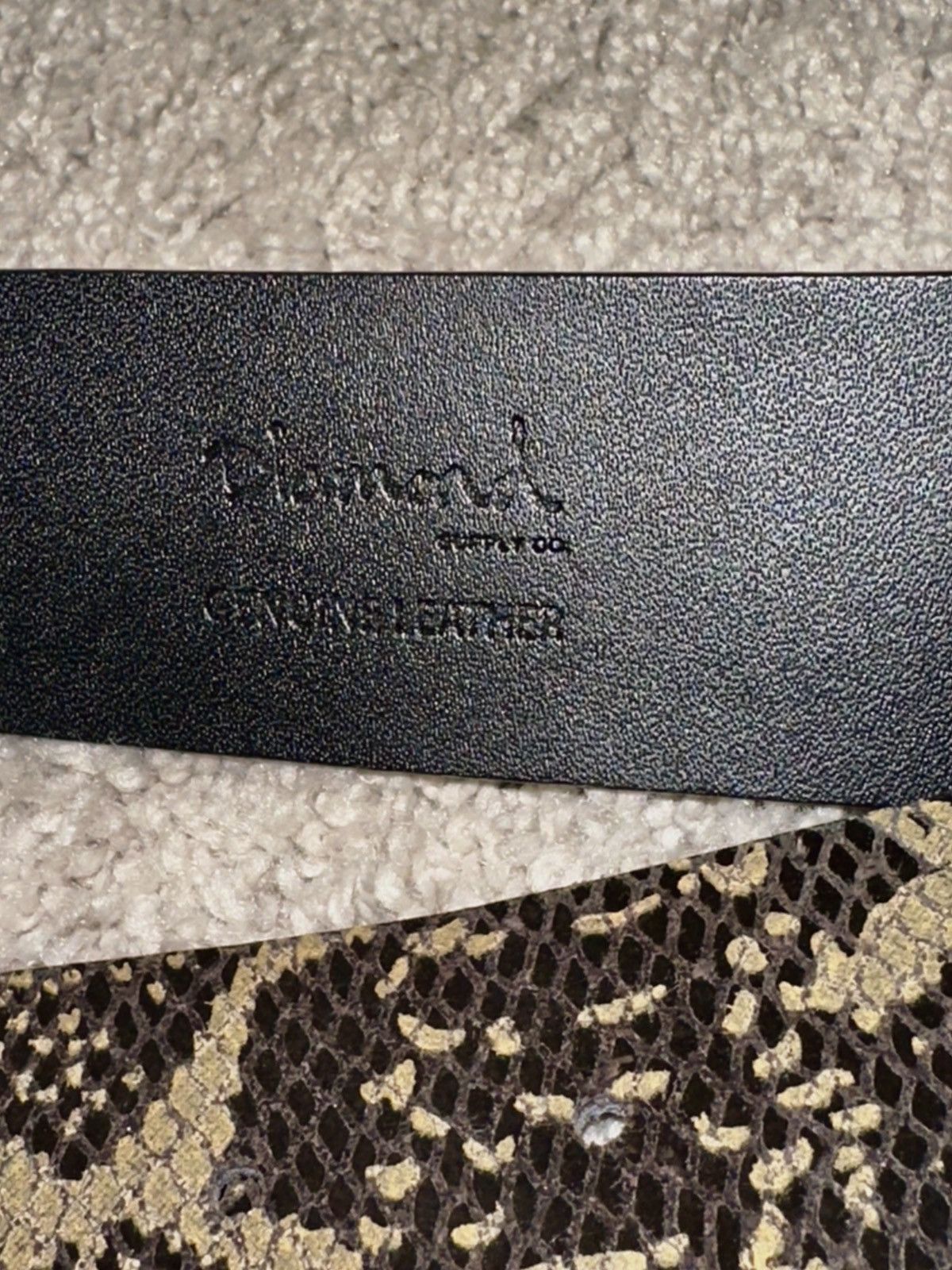 Diamond Supply Co. Diamond Supply Co Snakeskin Leather Belt Size 32 - 4 Thumbnail