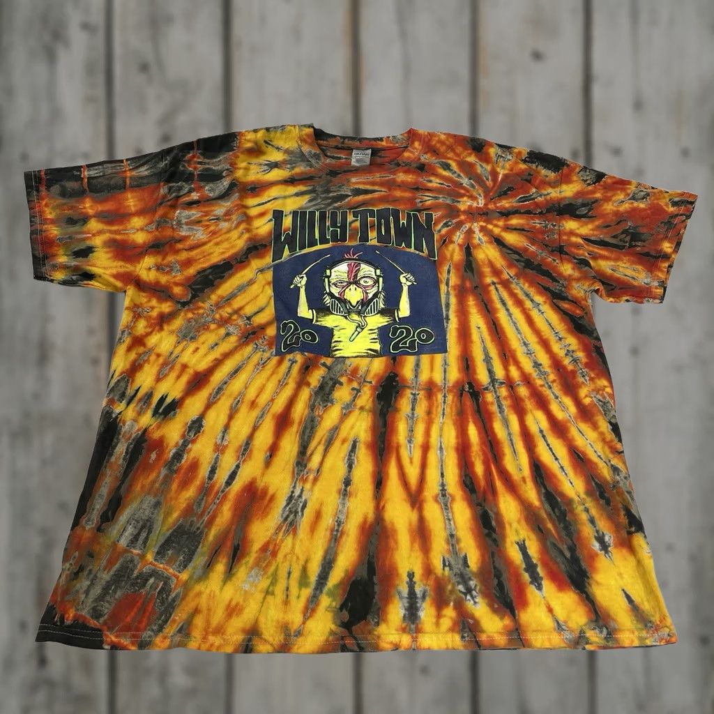 Gildan VINTAGE Gildan T-Shirt 2XL Music TYE DIE Tie Dye Graphic Tee Shirt Unisex Adults 2020s Boys Womens Mens N/A Size US XXL / EU 58 / 5 - 1 Thumbnail