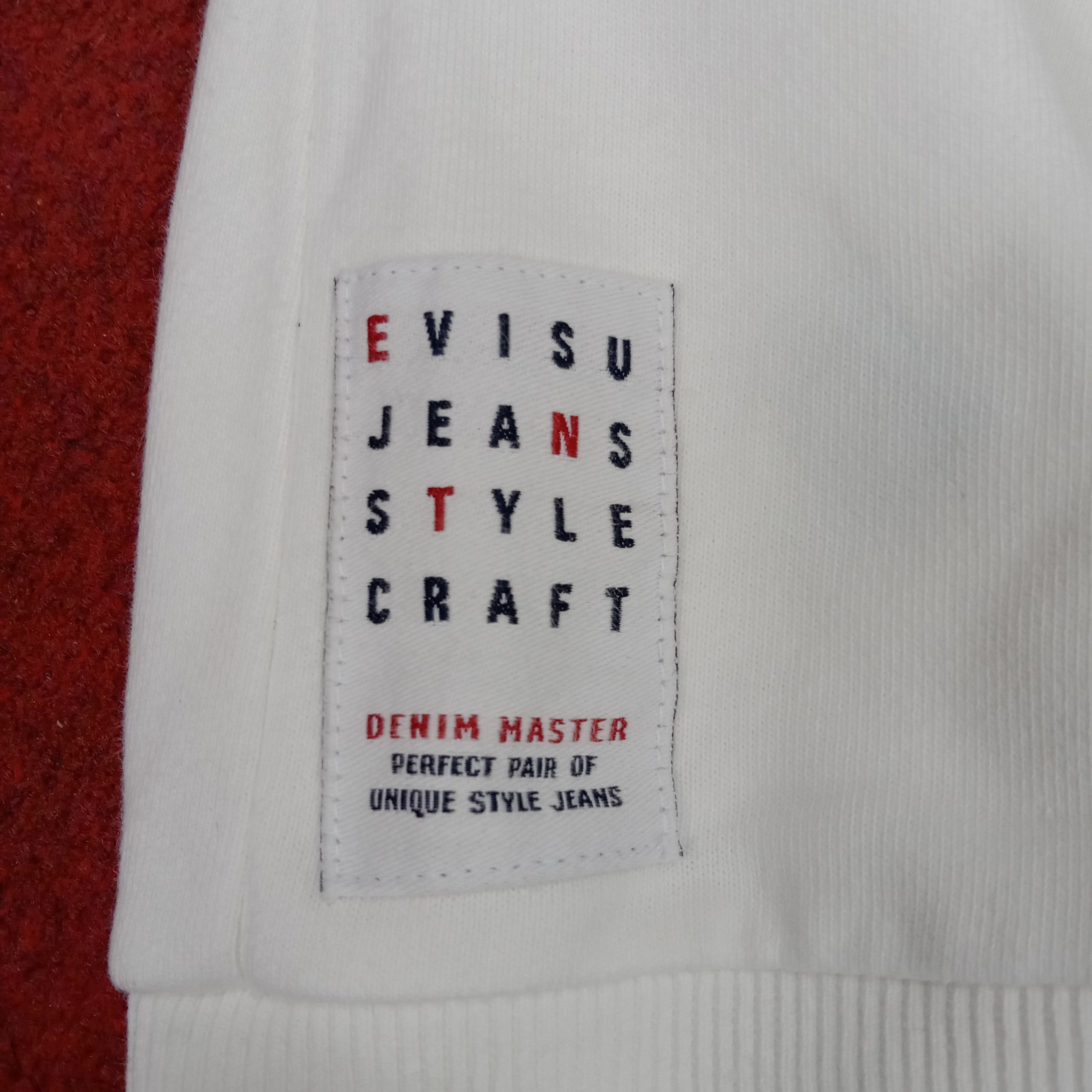 Japanese Brand Evisu Sweatshirt Spell Out Design Streetwear Style Size US S / EU 44-46 / 1 - 5 Thumbnail