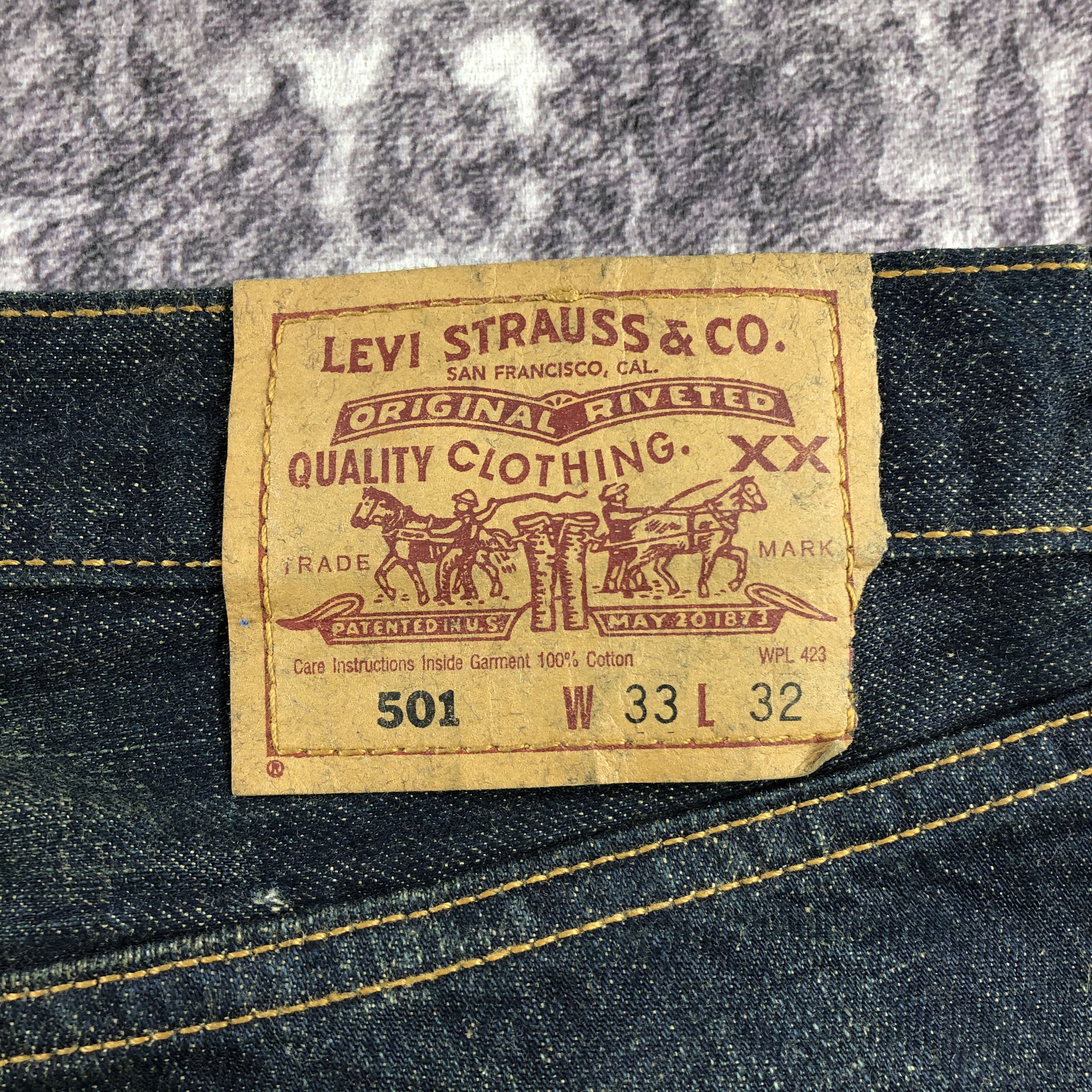 Levi's × Vintage 90s Vintage Faded Black Levis 501 Jeans-JM3059 Size US 34 / EU 50 - 6 Thumbnail