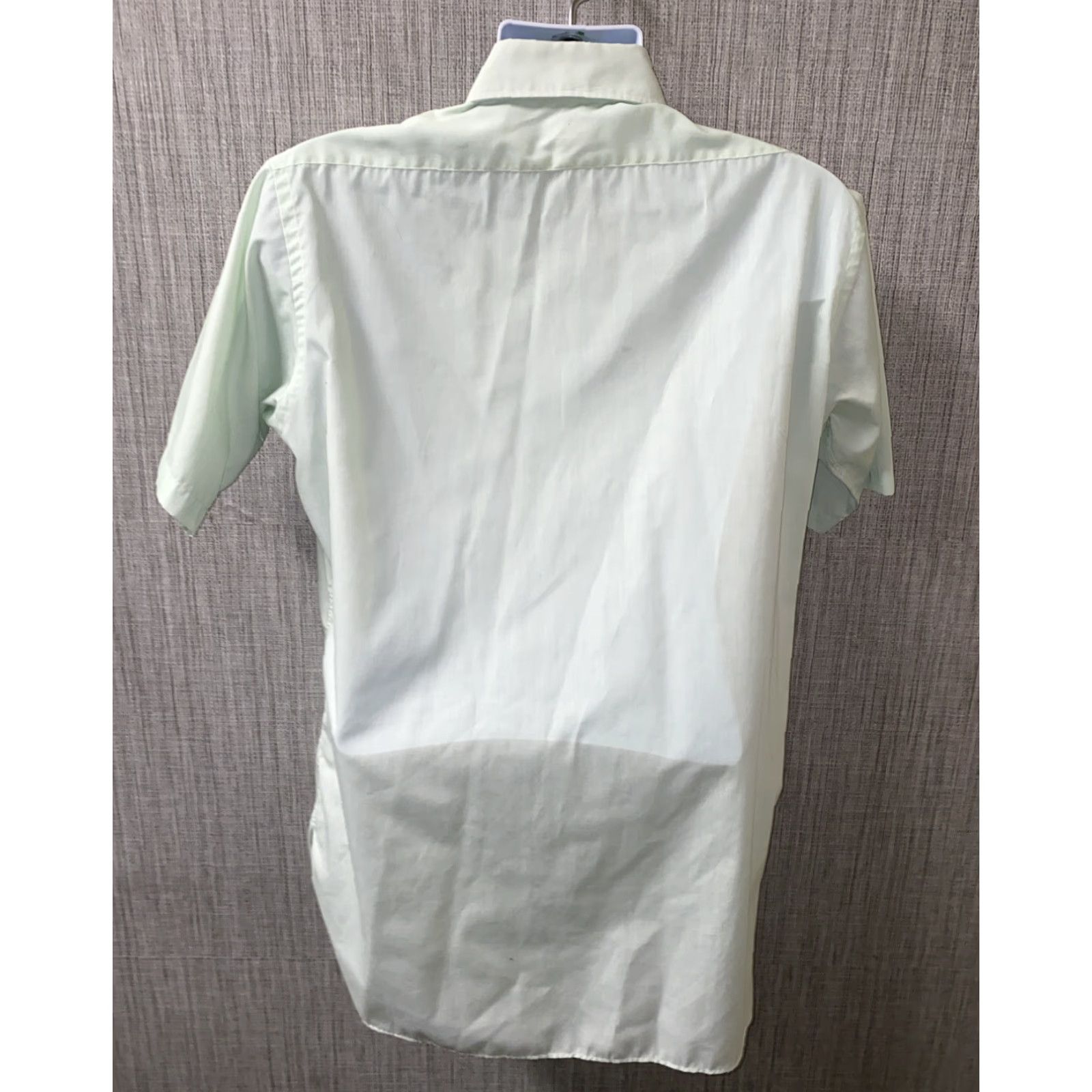 RHODE VINTAGE Rupert Rhodes Mens Button-Up Shirt Short Sleeve Green 22.5 In Armpit M Regular Mens Size US M / EU 48-50 / 2 - 4 Thumbnail