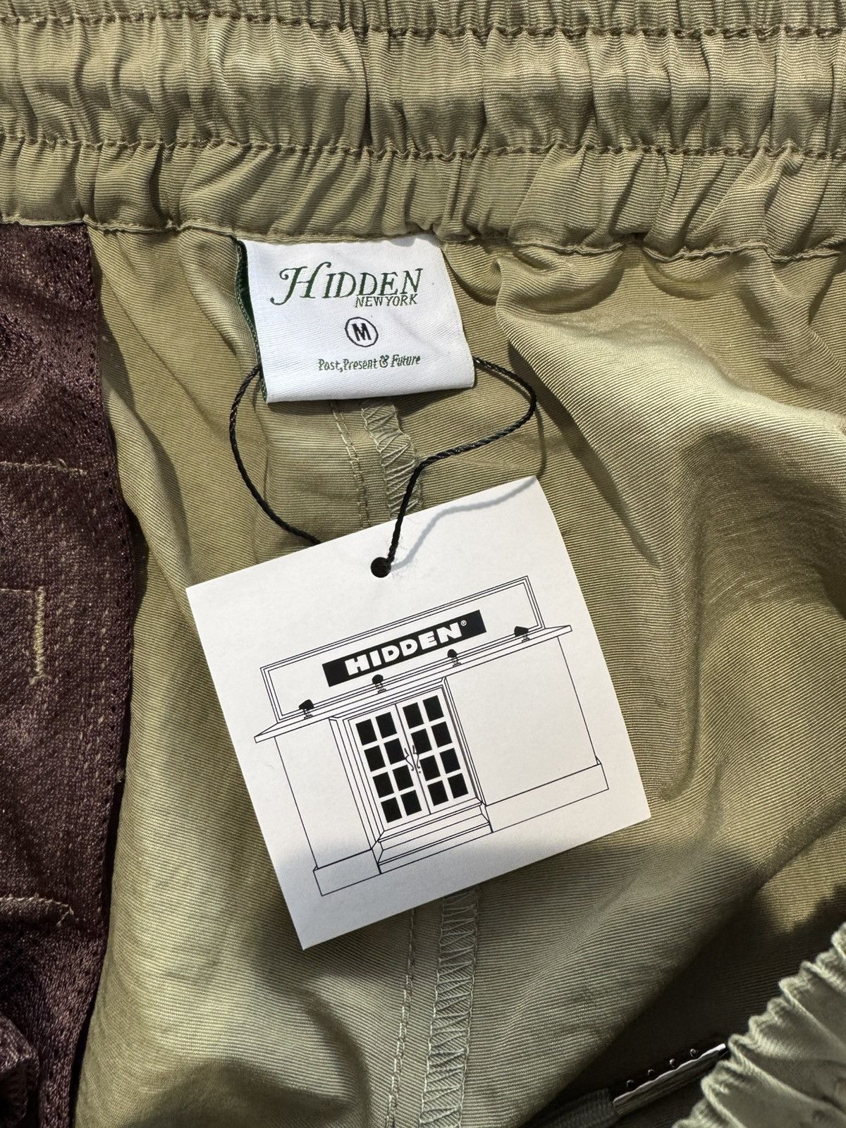 HIDDEN Hidden NY Nylon Shorts Olive Size US 32 / EU 48 - 3 Thumbnail