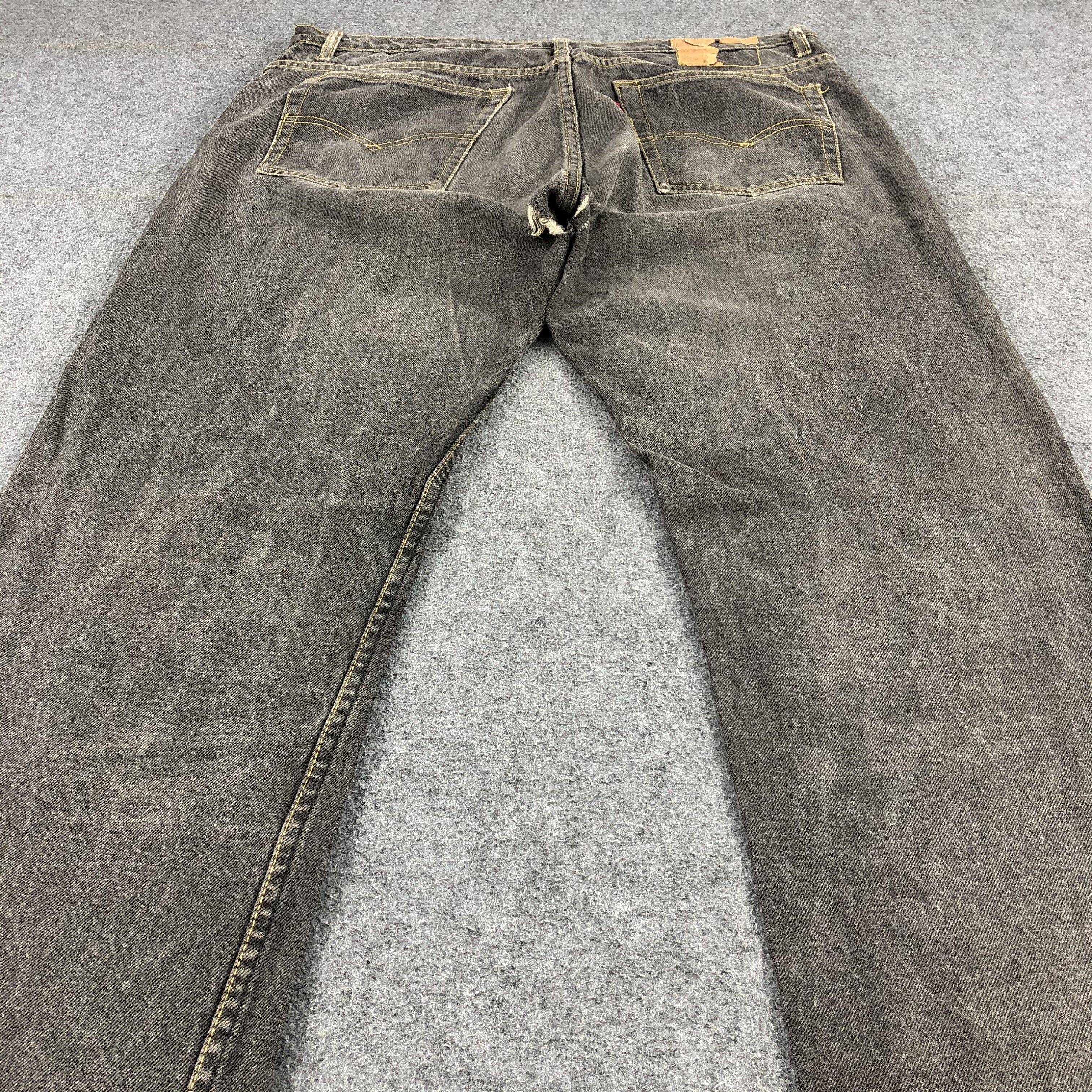 Levi's Vintage 90s Distress Levis 501 Earth Tone Jeans-JM1587 Size US 38 / EU 54 - 4 Thumbnail