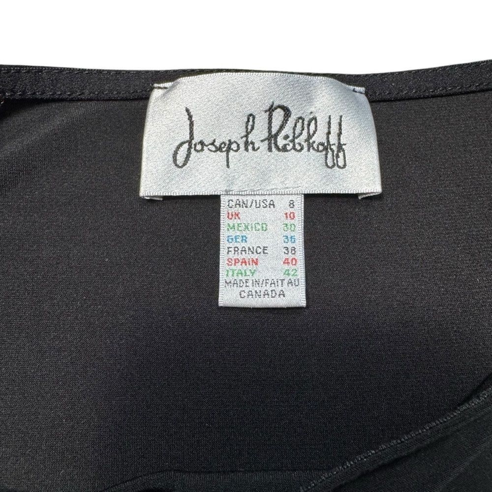 Joseph Ribkoff Joseph Ribkoff Black Zip Sleeve Top Size 8 Size M / US 6-8 / IT 42-44 - 7 Thumbnail