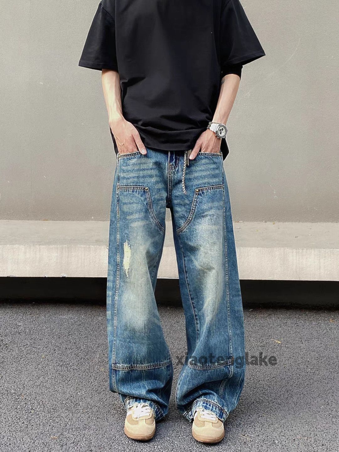 Jean × Vintage washed faded cleanfit yuppie y2k carpenter work jeans Size US 26 / EU 42 - 4 Thumbnail