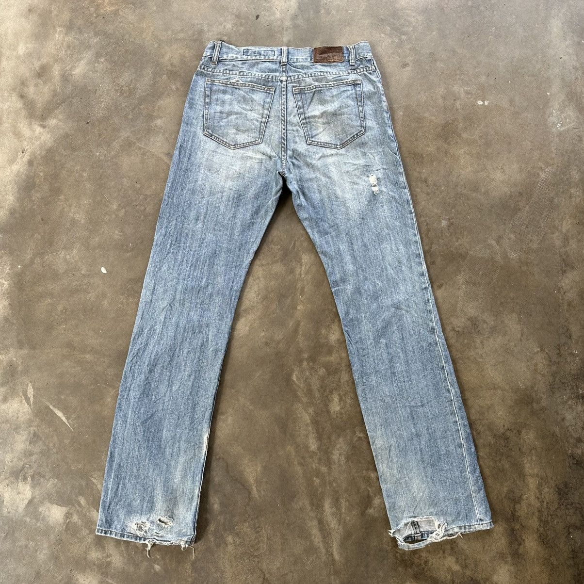 Calvin Klein Vintage Calvin Klein Faded Distressed Denim Jean Pant W32 Size US 32 / EU 48 - 9 Thumbnail