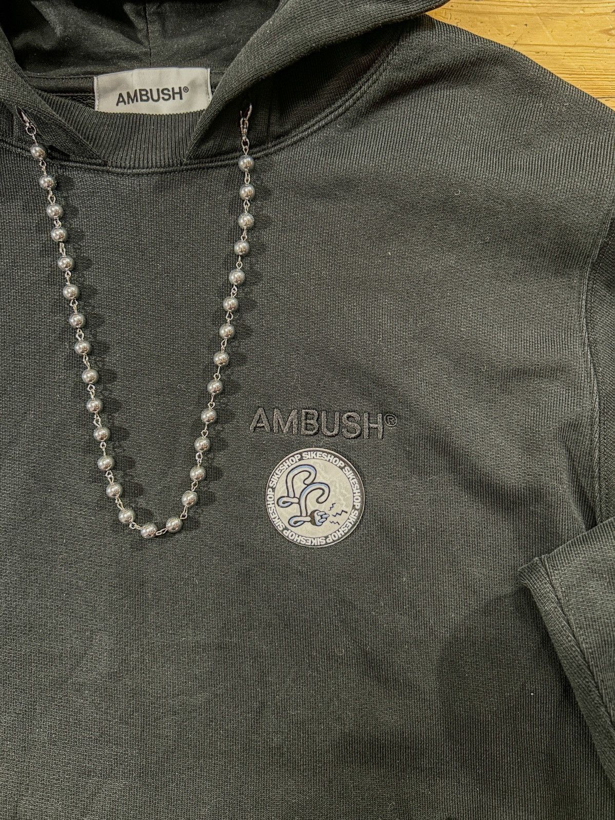 Ambush Design Ambush Ballchain logo black hoodie Size US L / EU 52-54 / 3 - 2 Thumbnail
