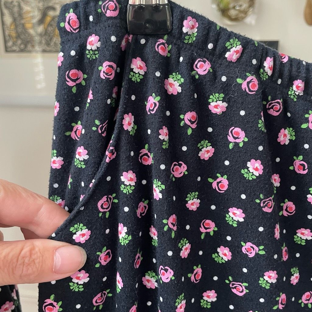 Lucky Brand Lucky Brand Women’s 2pc Long Pajama Set Black Pink L Size ONE SIZE - 6 Thumbnail