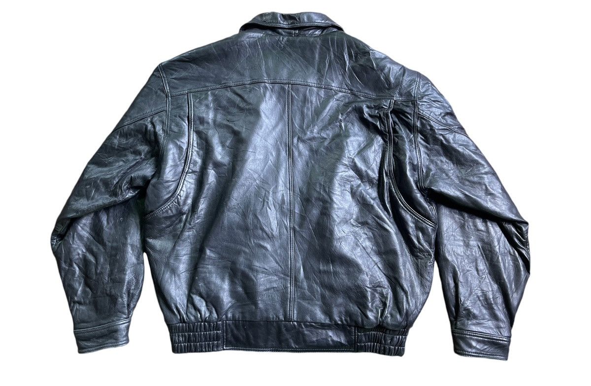 Issey Miyake Japanese Vintage D’Homme A Homme Leather Jacket Size US L / EU 52-54 / 3 - 2 Thumbnail