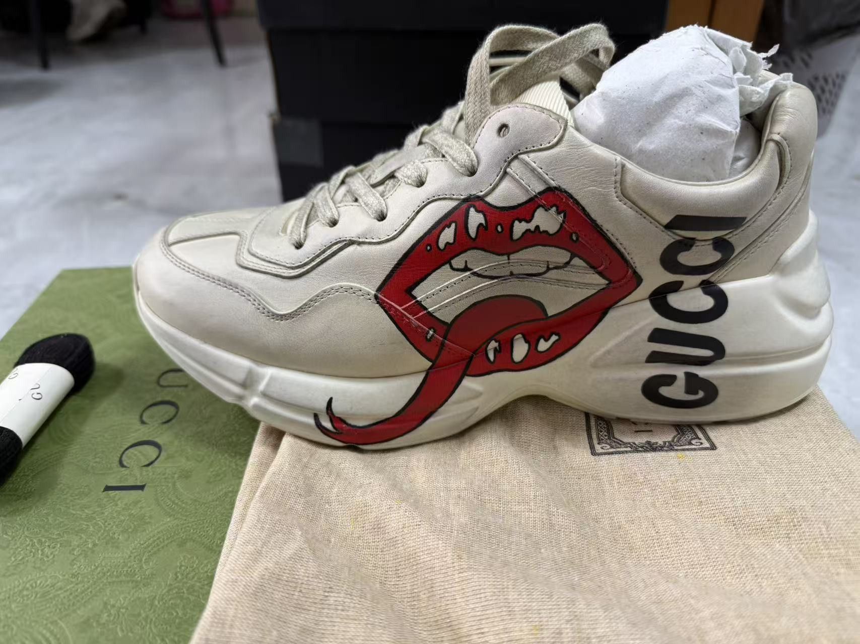 Gucci Gucci Low-Top Sneakers Size US 6.5 / EU 39-40 - 3 Thumbnail