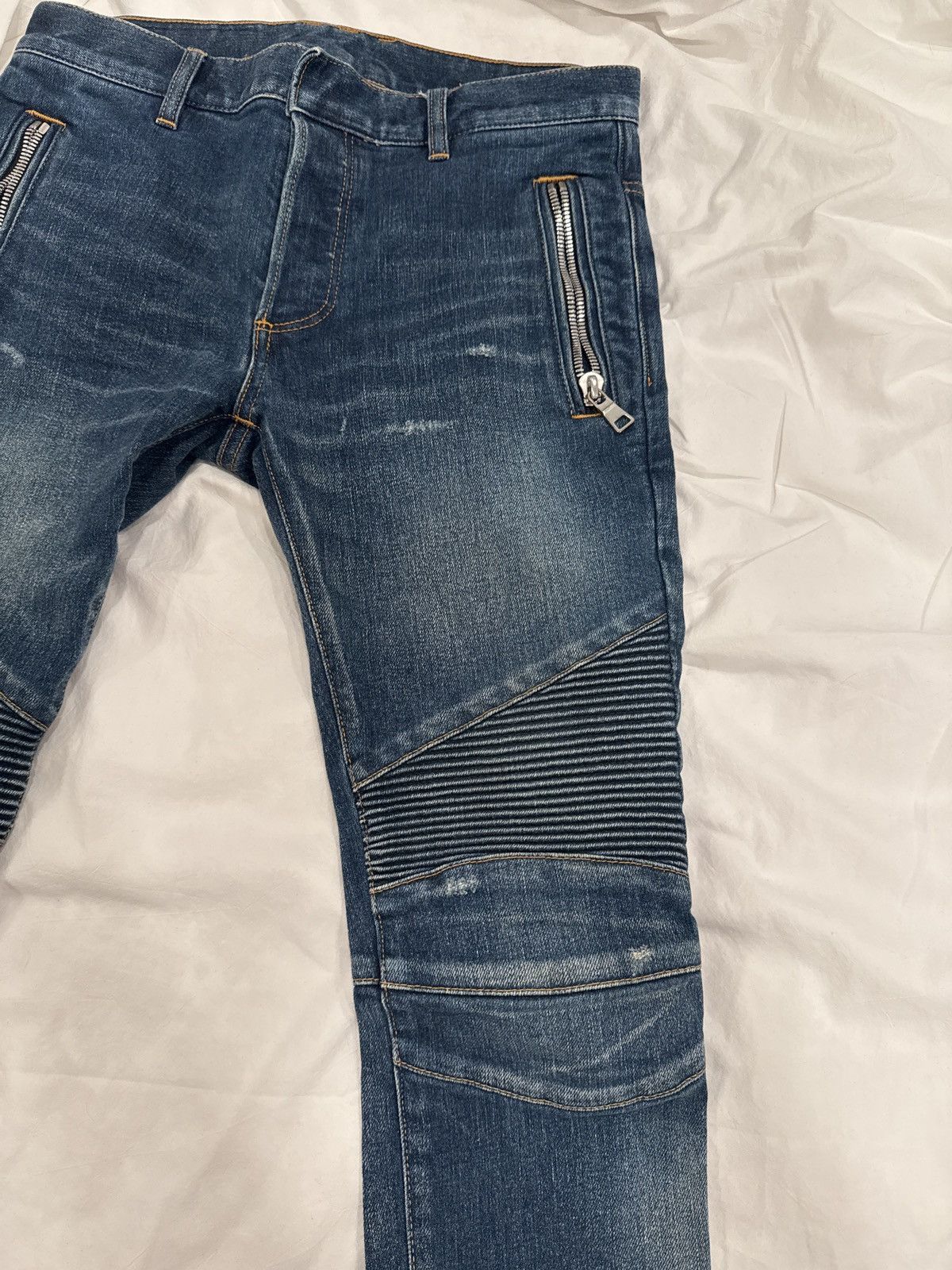 Balmain Balmain Biker Jeans Size US 28 / EU 44 - 2 Thumbnail