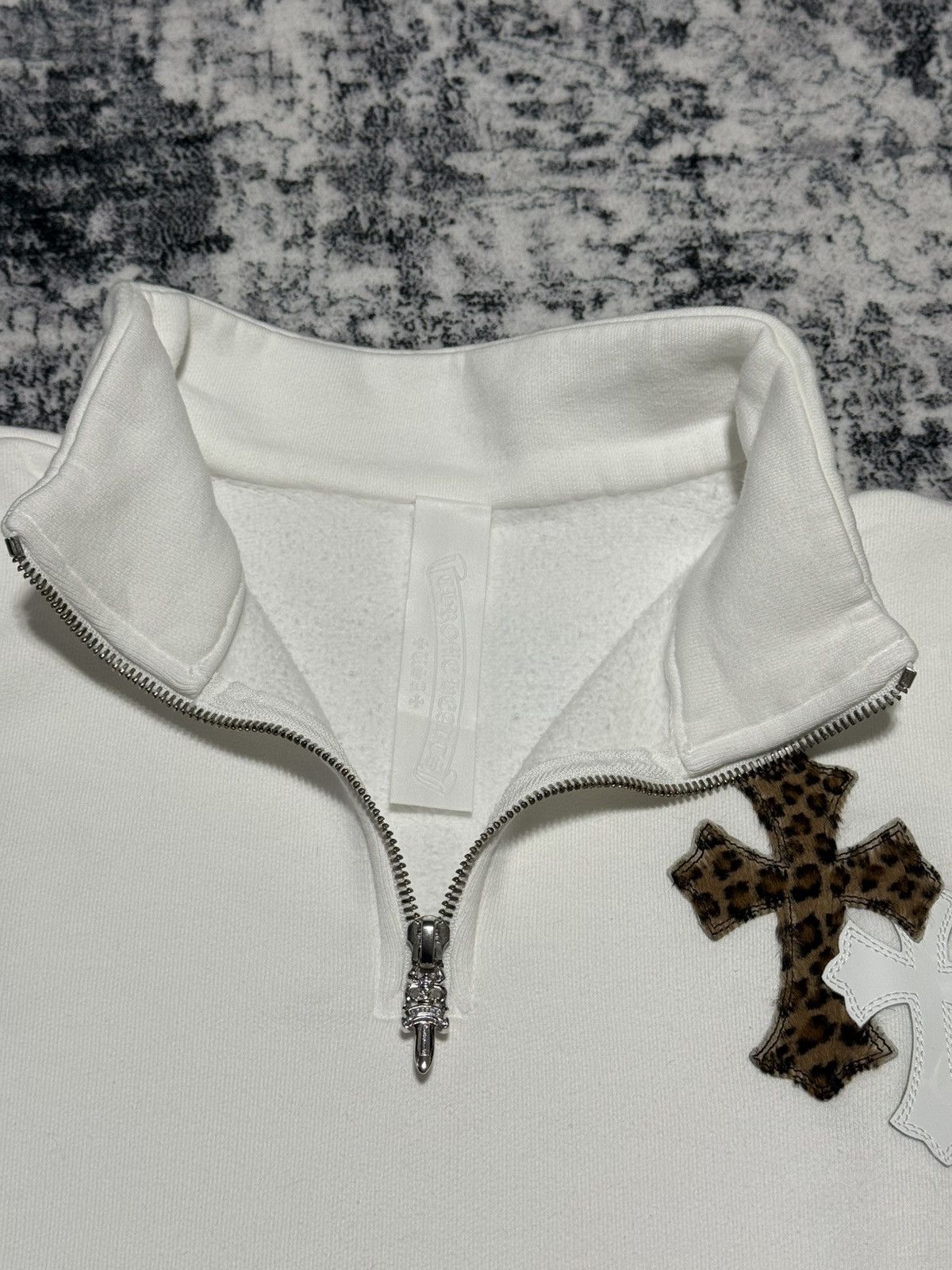 Chrome Hearts Leopard Cross Patch Quarter Zip Size US S / EU 44-46 / 1 - 5 Thumbnail