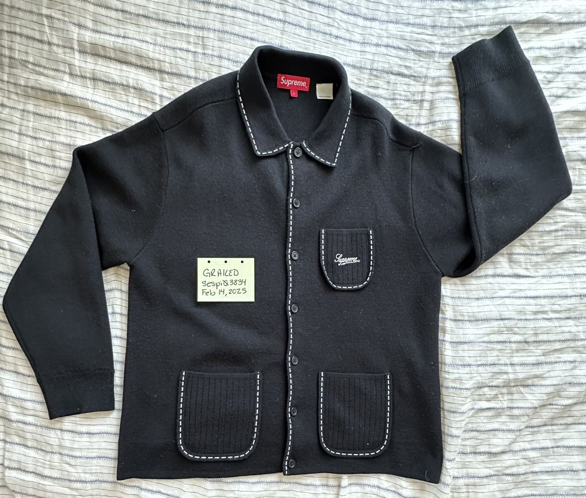 Supreme Supreme Contrast Stitch Button Up | Grailed
