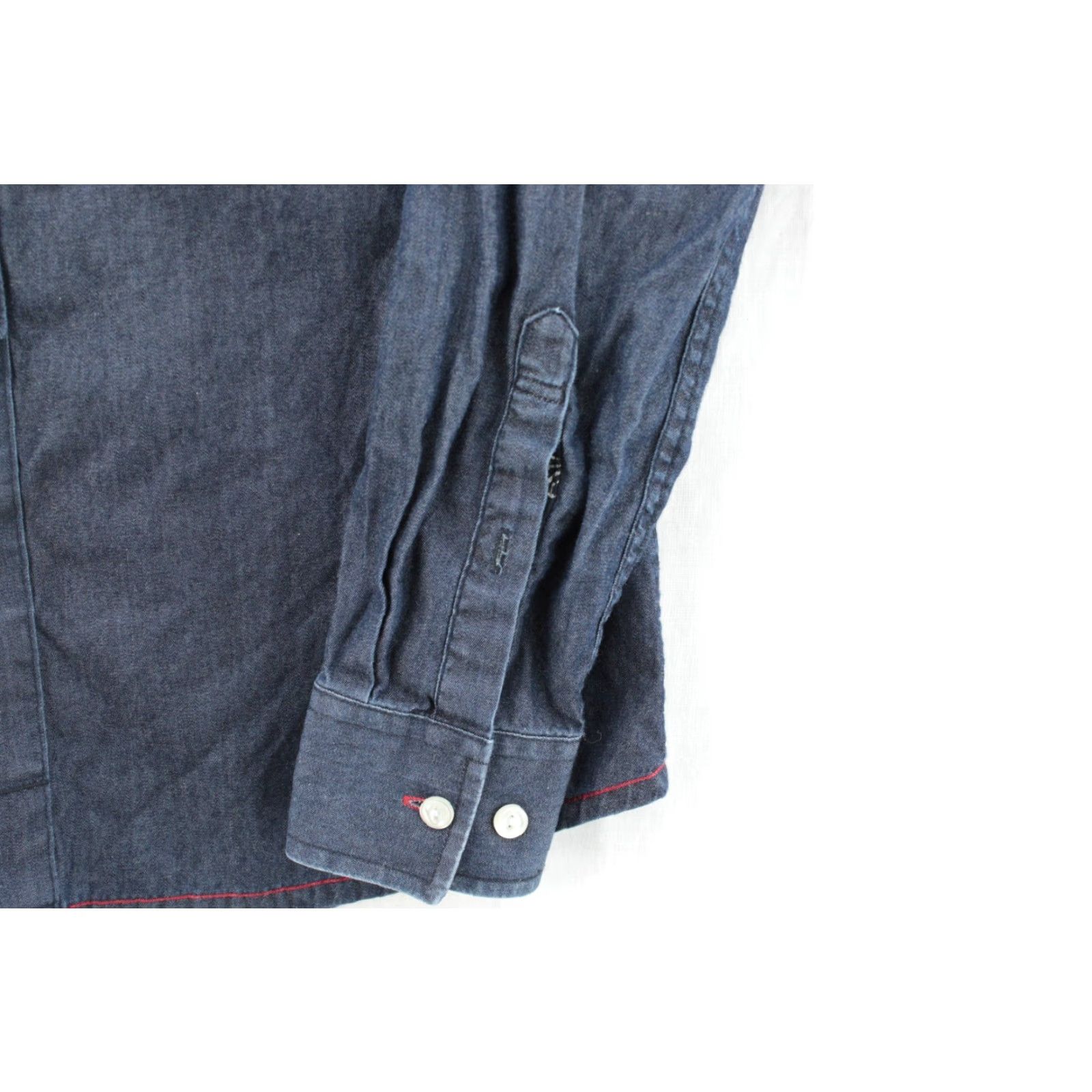 Armani Exchange Armani Exchange Denim Shirt Men's Small Regular Fit Long Sleeve Contrasting Trim Size US S / EU 44-46 / 1 - 3 Thumbnail