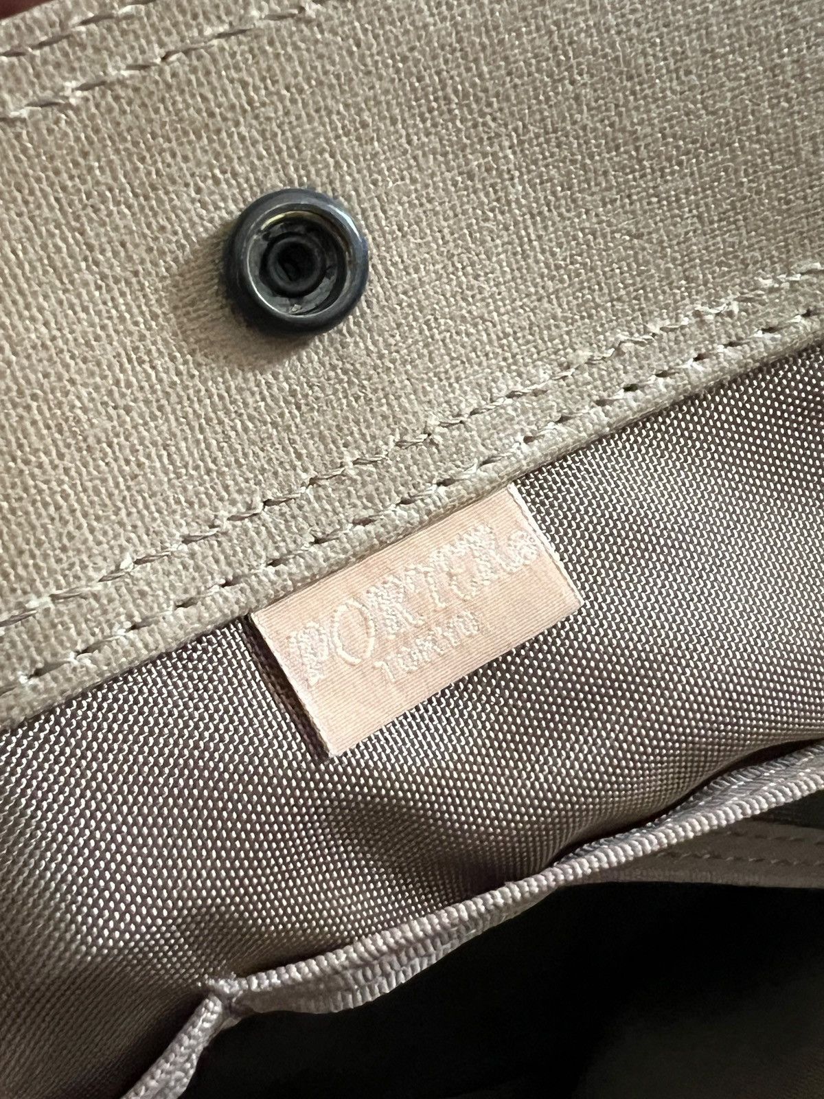 Porter Porter Coated Canvas Leather Tote Bag Size ONE SIZE - 11 Thumbnail