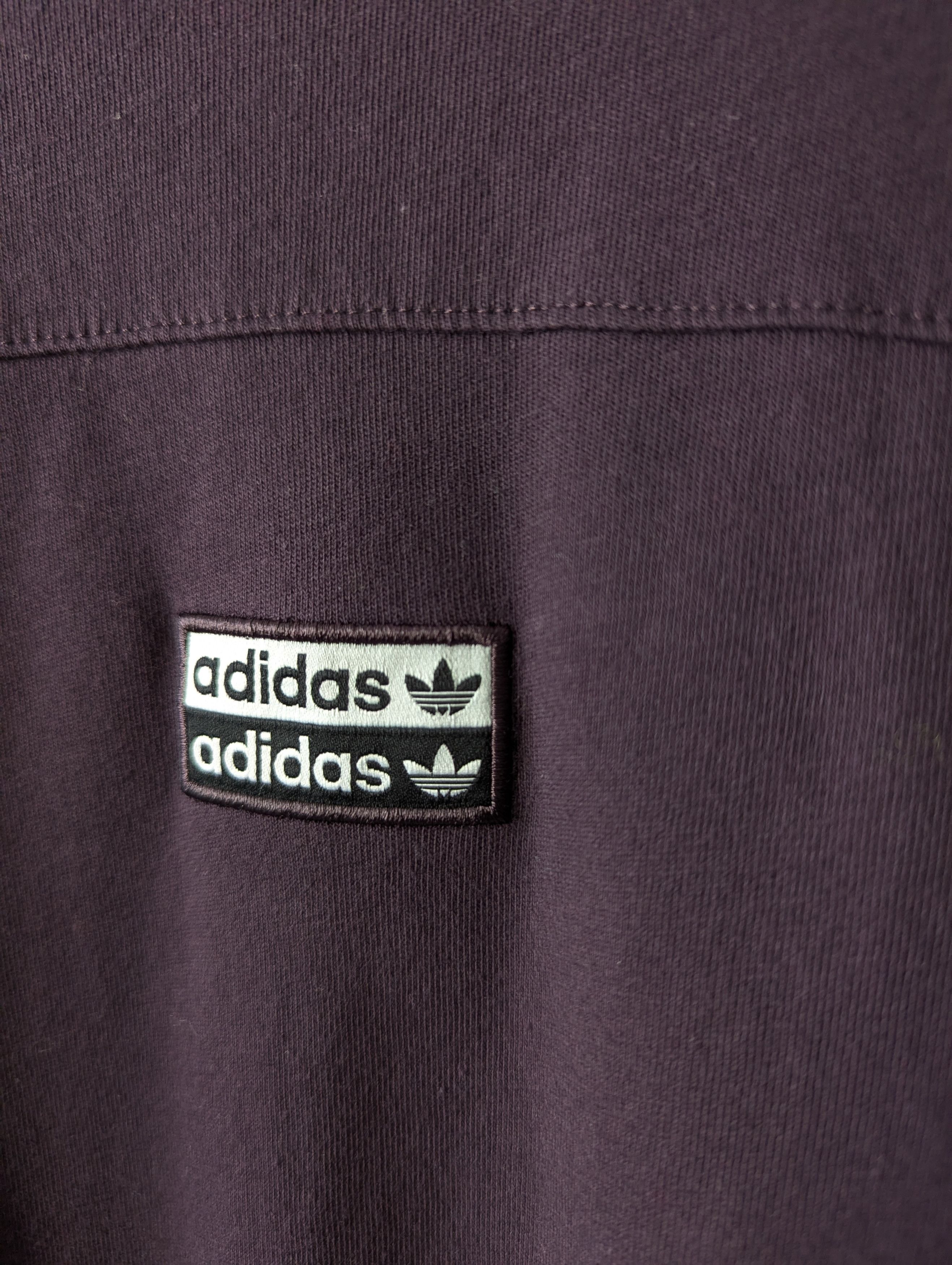 Adidas Adidas Originals Trefoil Long Sleeve Shirt S Purple Violet Size US S / EU 44-46 / 1 - 2 Thumbnail