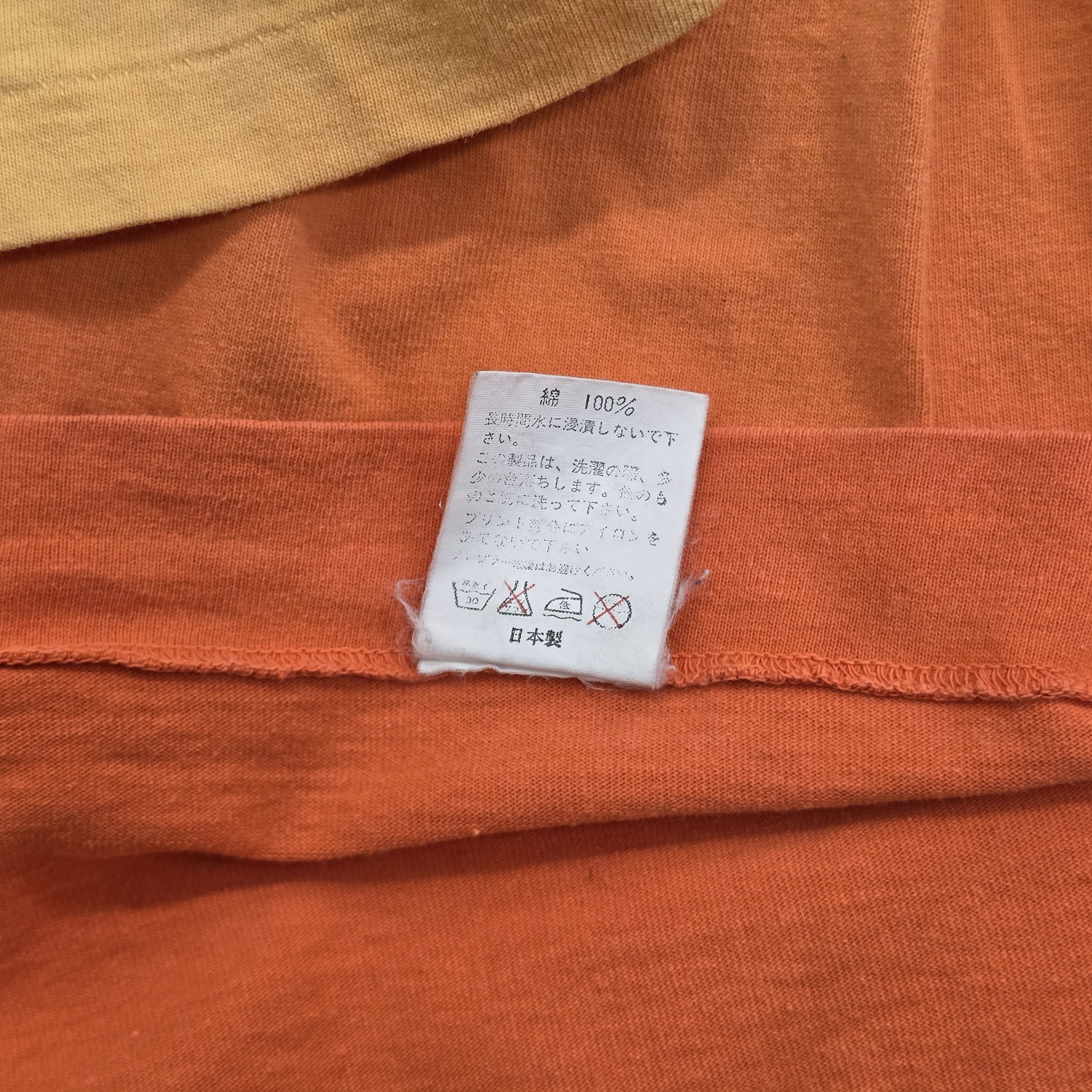 Bape BAPE Men's Orange and Yellow T-shirt Size US M / EU 48-50 / 2 - 7 Thumbnail