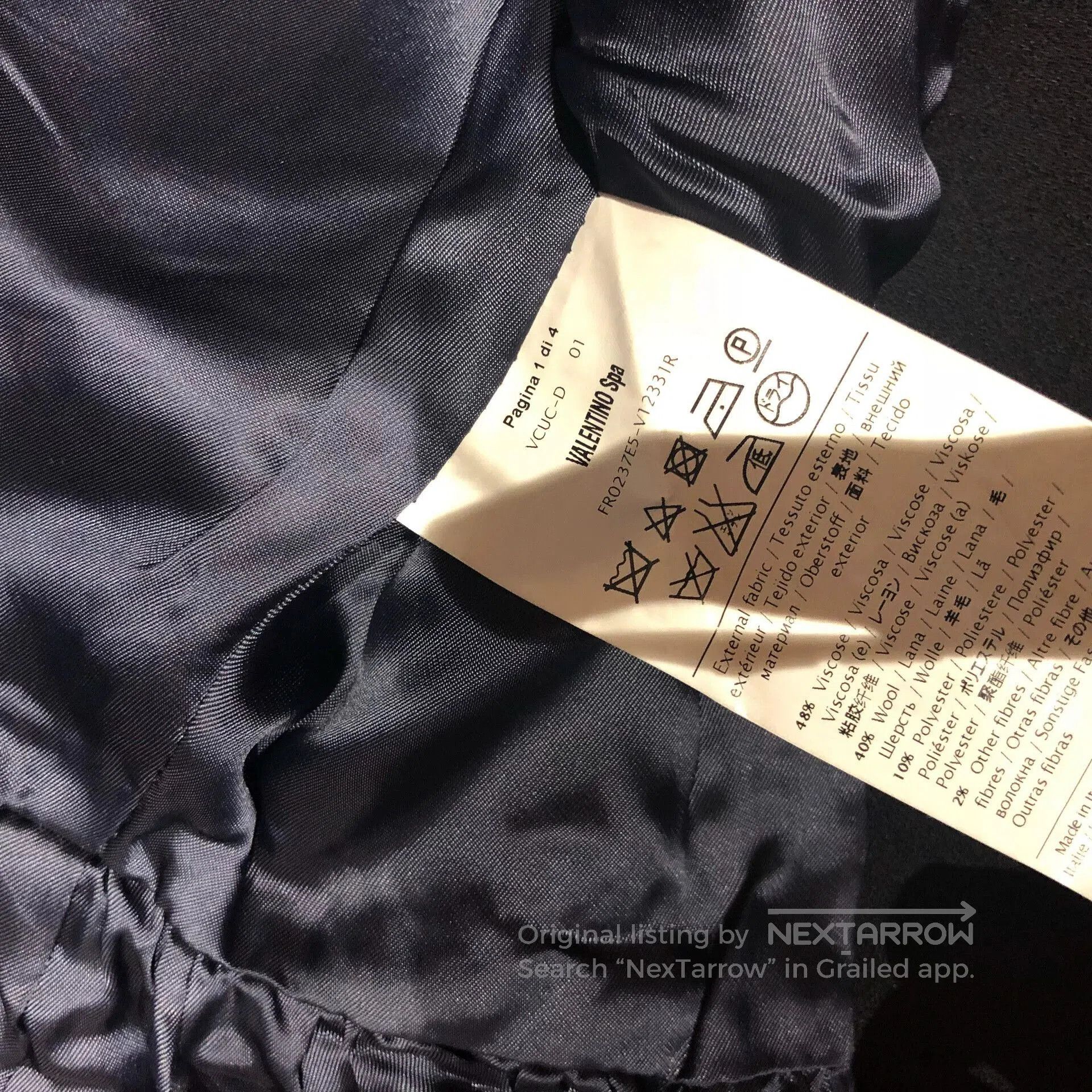 Valentino Red Valentino Black Coat Small Size. Size US XS / EU 42 / 0 - 4 Thumbnail
