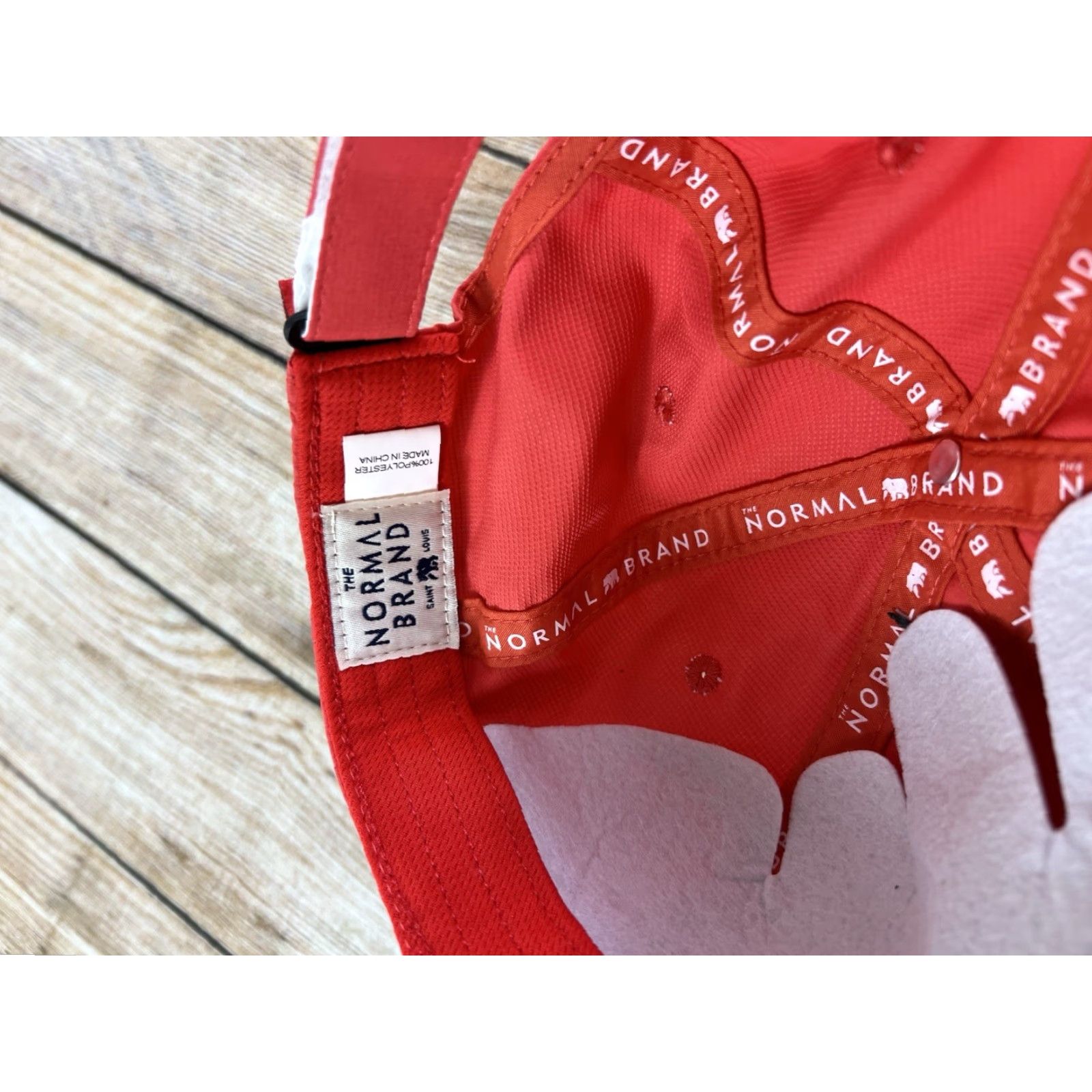 J Brand The Normal Brand Sunrise Patriotic Spot Cap Hat One Size Red Men Baseball Cap Adjustable Breathable Lightweight Size ONE SIZE - 4 Thumbnail