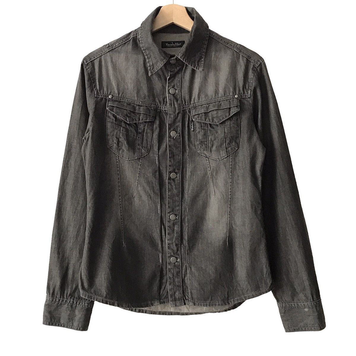 Tornado Mart Japan Super Black WMN Denim Shirt