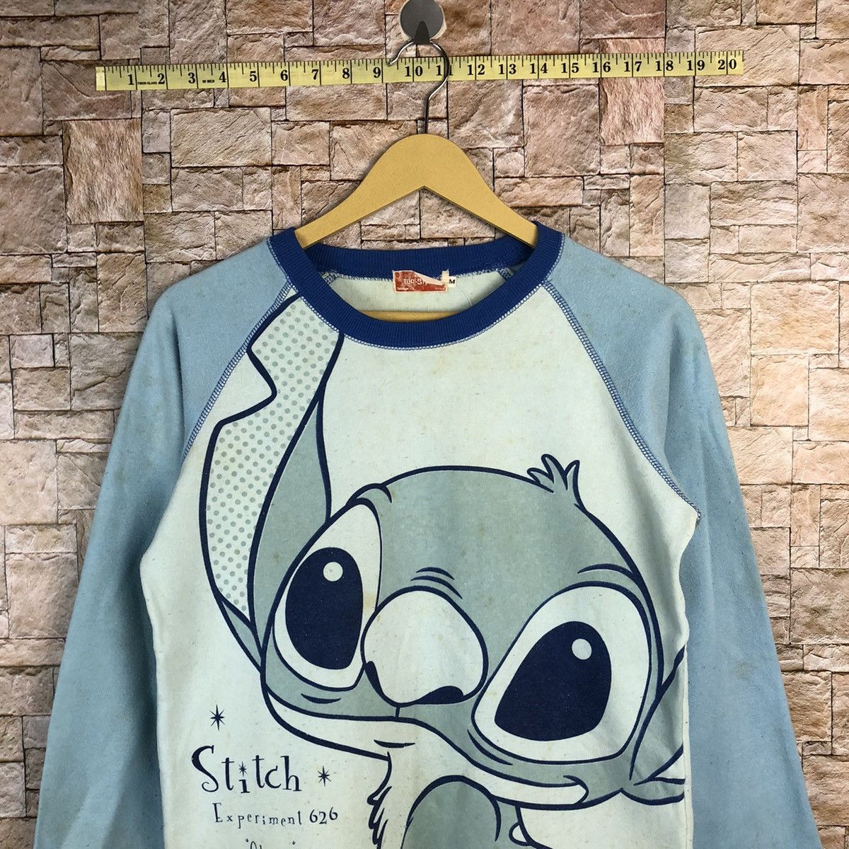 Disney × Vintage Disney Lilo Stich vintage Blue Sweatshirt #A701 Size US S / EU 44-46 / 1 - 2 Thumbnail
