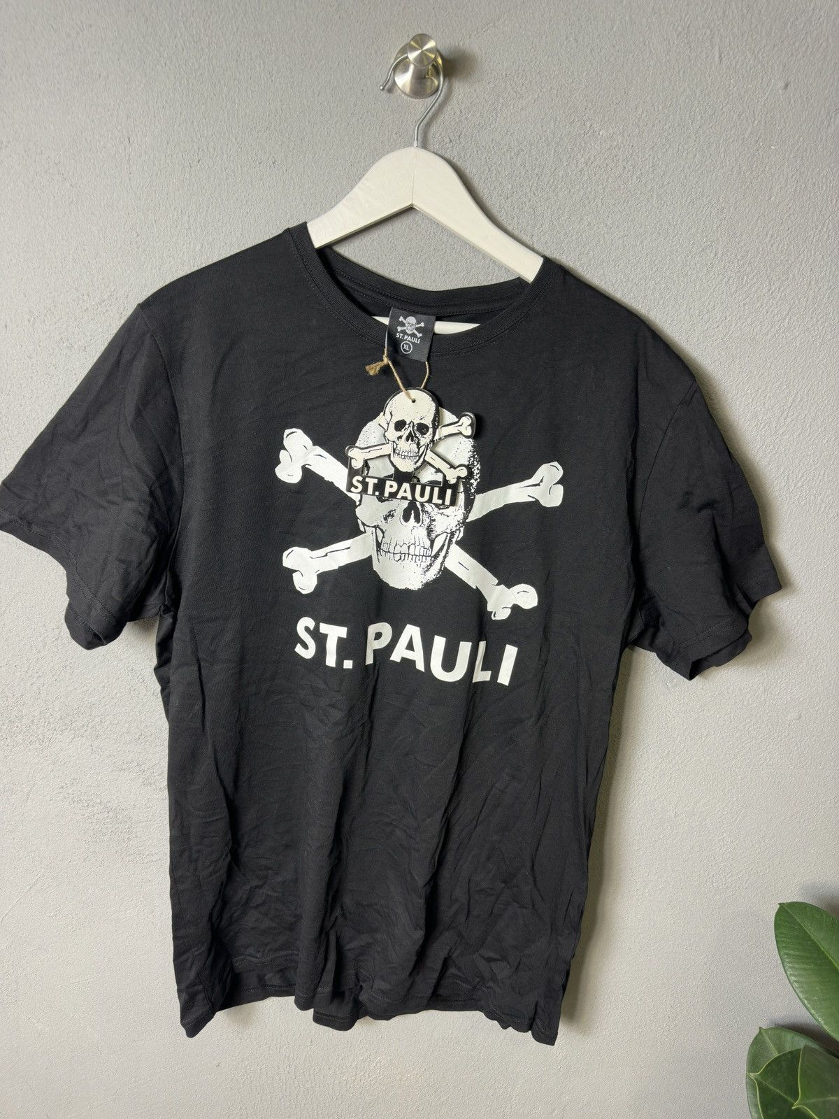 Other Vintage St Pauli T Shirt Tee Big Logo Baggy Skull 90s Crazy Size US XL / EU 56 / 4 - 1 Thumbnail
