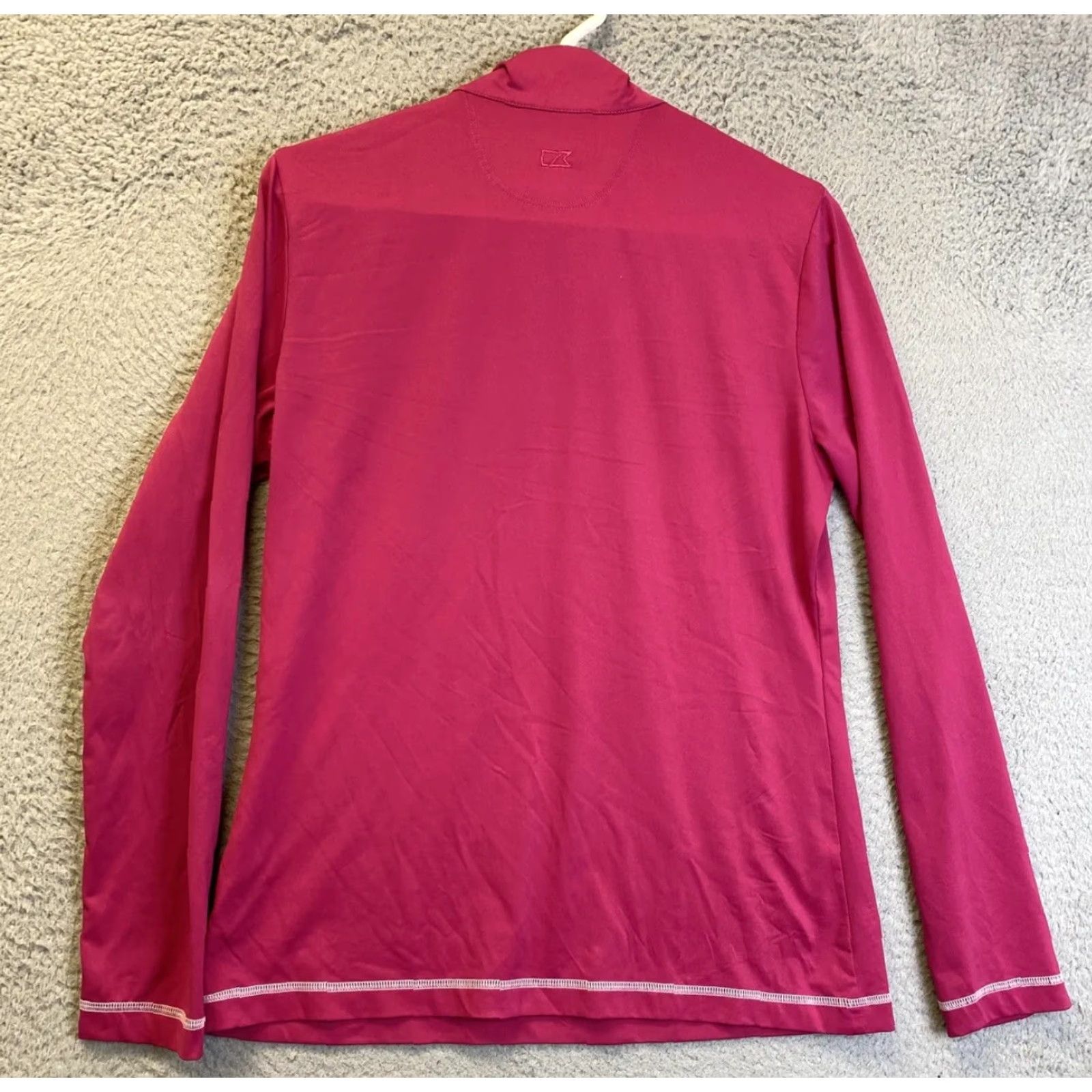 Cutter & Buck Cutter Buck Top Women's S Magenta 1/4 Zip Mock Neck Shirt Running / 52-53 Size S / US 4 / IT 40 - 8 Thumbnail