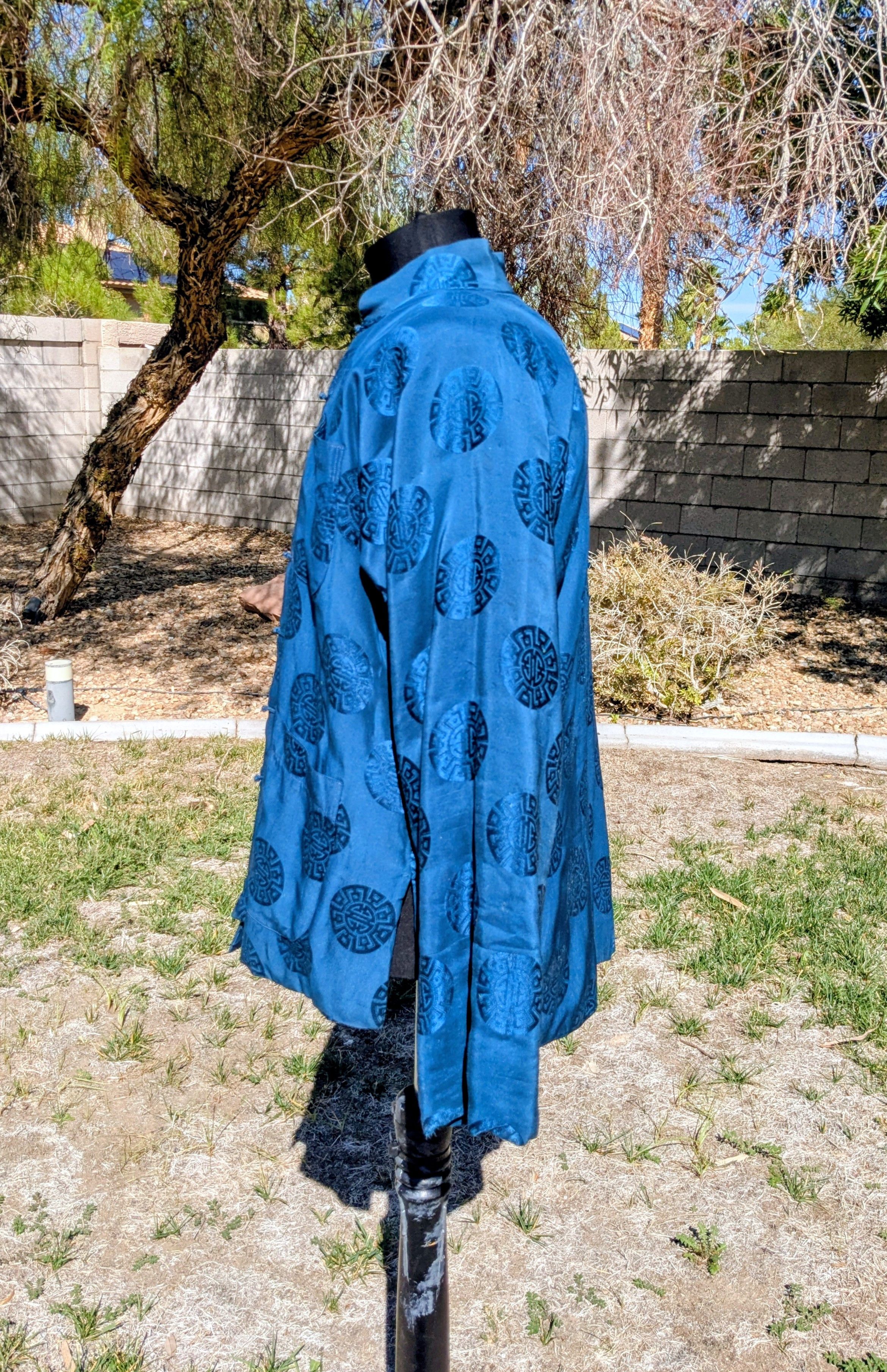 Other VTG Traditional Asian Tang Frayed Used Jacket Coat Size US M / EU 48-50 / 2 - 2 Thumbnail