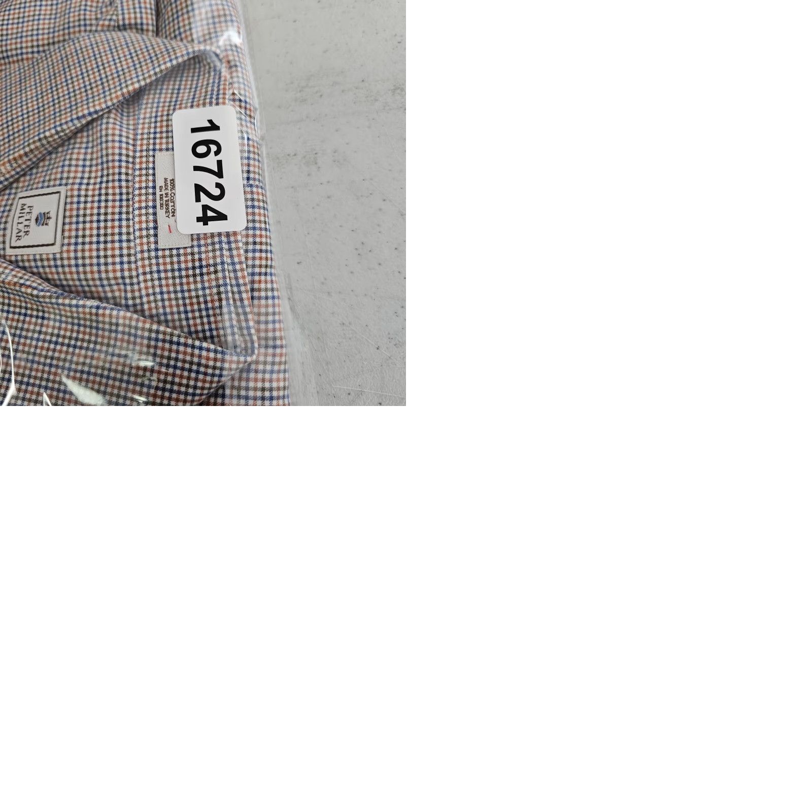 Peter Millar Peter Millar Shirt Mens Large Multicolor Gingham Woven Button-Up Cotton Size US L / EU 52-54 / 3 - 9 Thumbnail