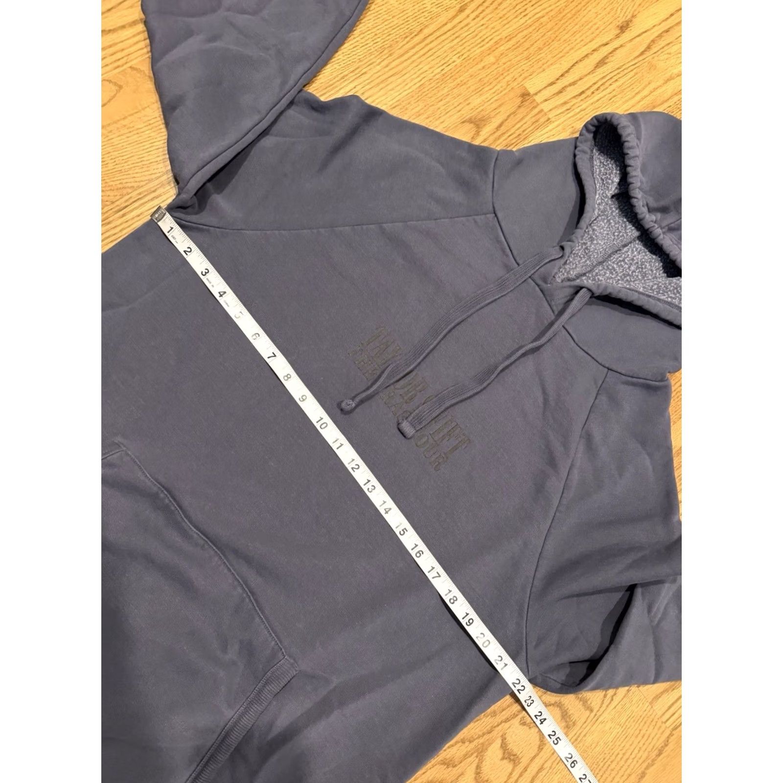 Vintage Taylor Swift The Eras Tour 2023 Hoodie Sweatshirt Medium Blue Gray Pullover Size M / US 6-8 / IT 42-44 - 6 Thumbnail
