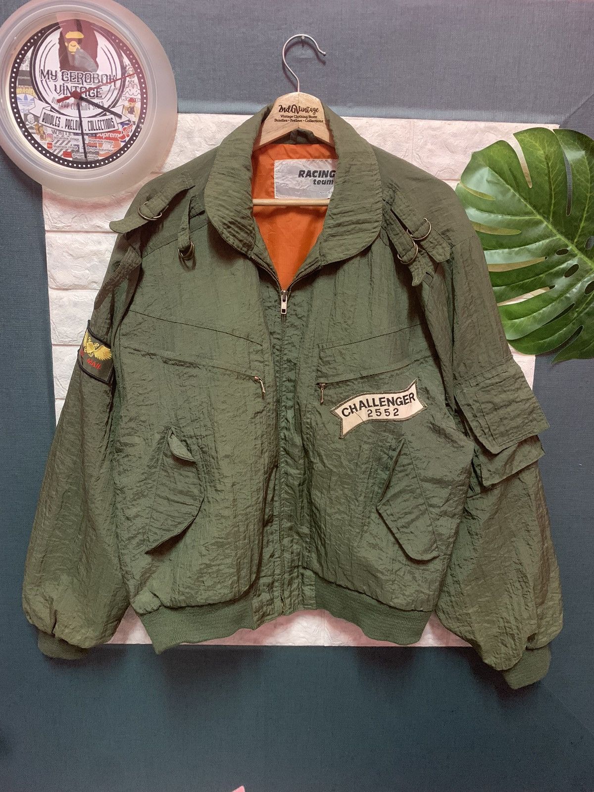 Sports Specialties × Vintage VINTAGE!! Light Jacket RACING TEAM Porsche Size US L / EU 52-54 / 3 - 1 Thumbnail