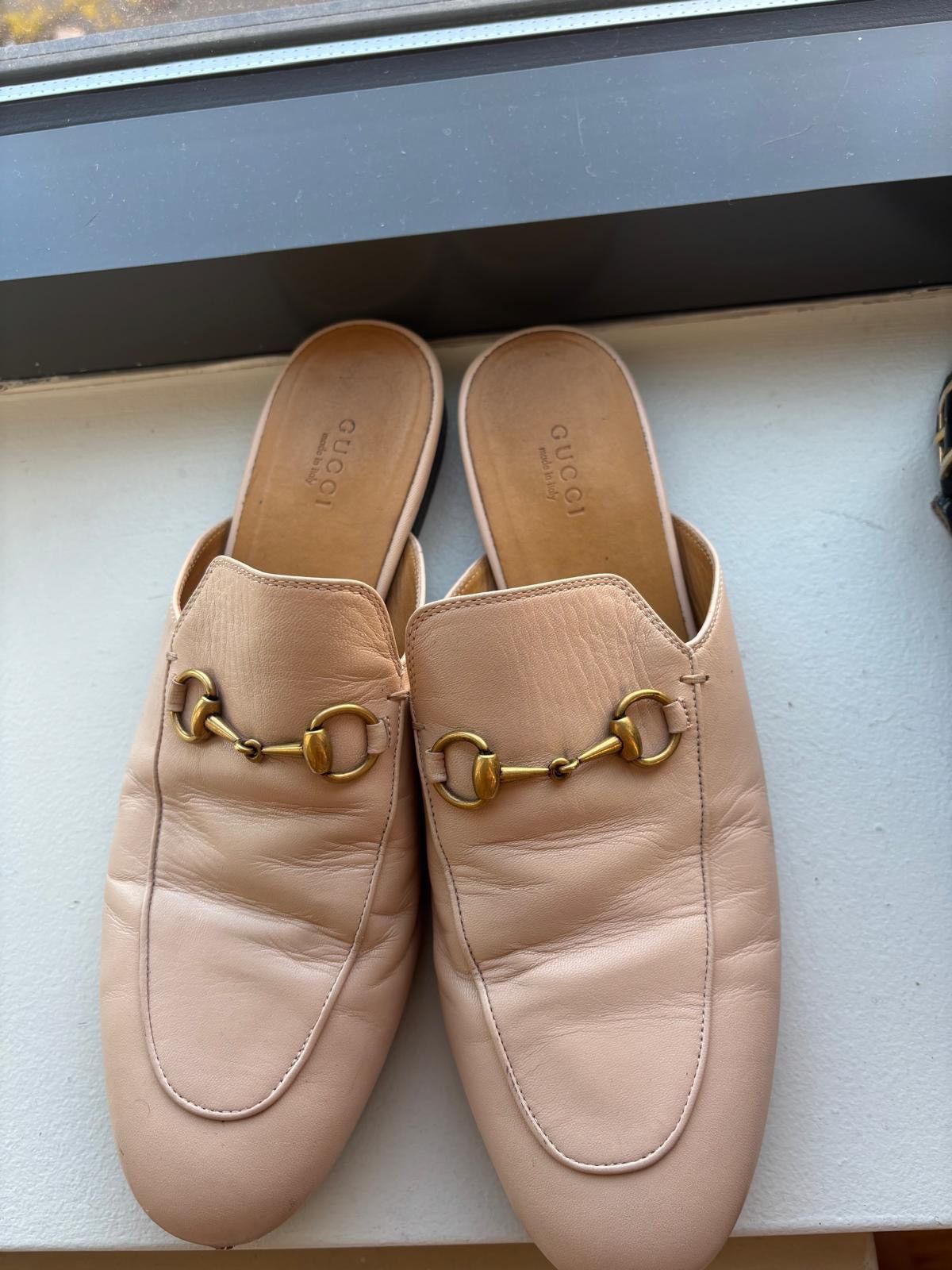 Gucci Gucci Princetown Leather Slipper - Light Pink Size US 9.5 / IT 39.5 - 3 Thumbnail
