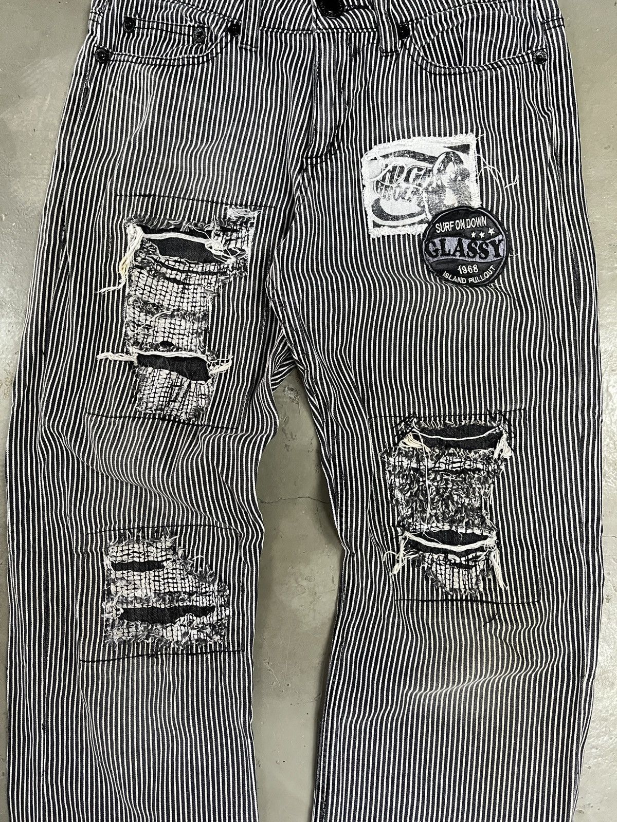 Number (N)ine Back and Forth Inspired by Number Nine Punk Patchwork Pants Size US 30 / EU 46 - 2 Thumbnail