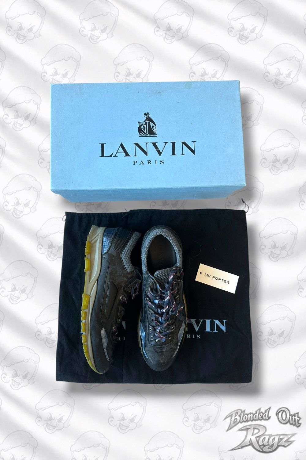 Lanvin Lanvin Runner Metallic Sneakers Size US 11 / EU 44 - 1 Thumbnail