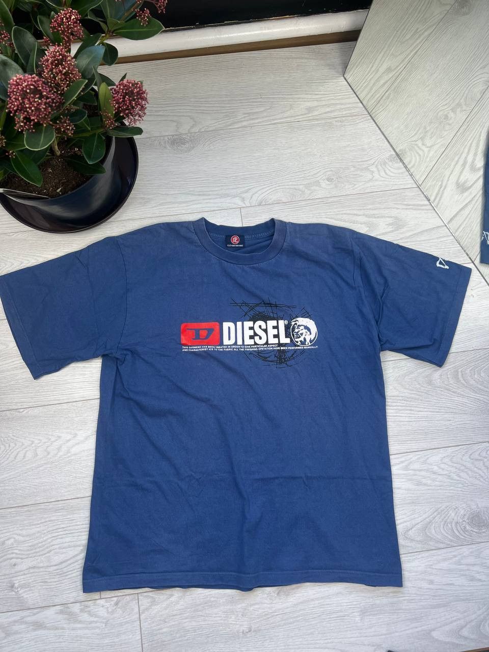 Diesel × Vintage 💎 Diesel Vintage Y2K Spell out T-shirt Style Tee Black Size US XL / EU 56 / 4 - 1 Thumbnail