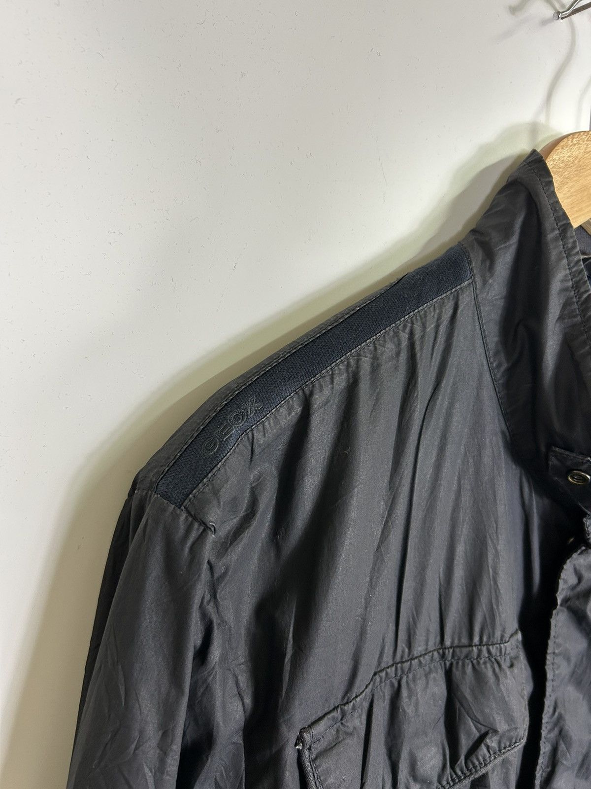 Geox × Italia Independent 🔥Geox Respira Italia Patent Zipper Jacket Size US L / EU 52-54 / 3 - 8 Thumbnail