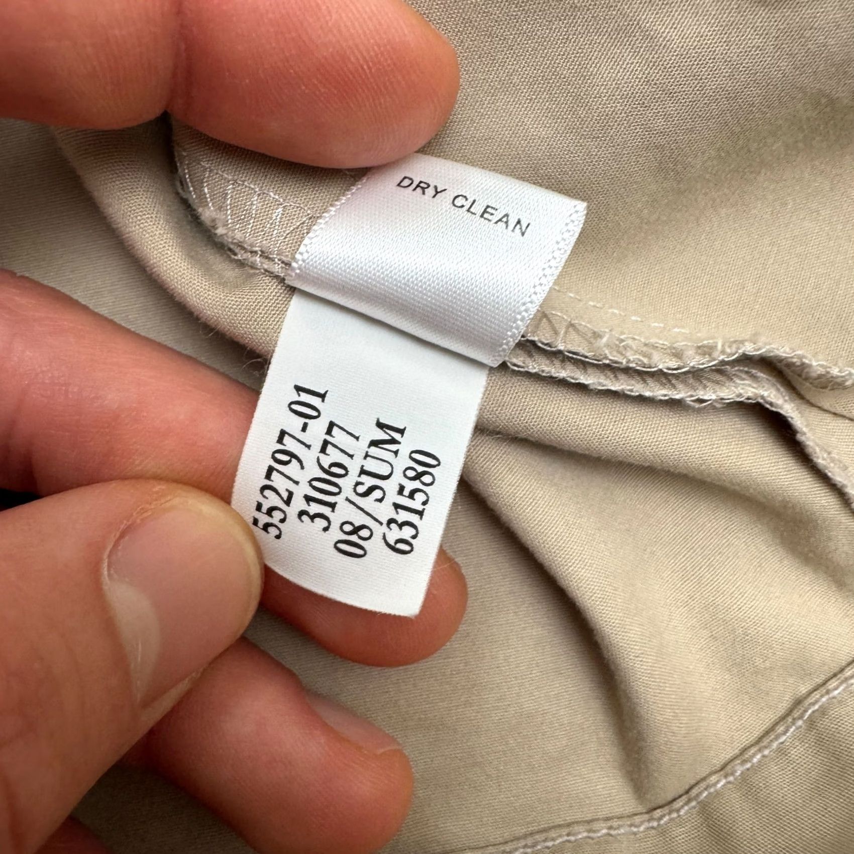 Banana Republic Banana Republic Skirt Womens 16 Tall Khaki Brown Knee Length Pencil Cotton Blend Business Casual Workwear Size 38" / US 16 / IT 52 - 5 Thumbnail