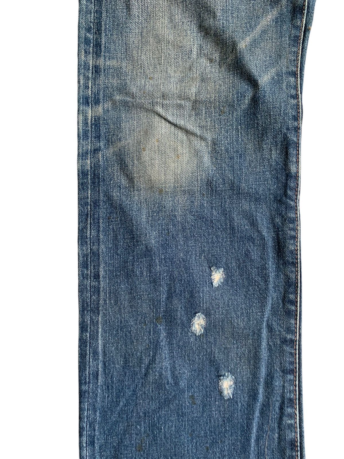 Le Grande Bleu (L.G.B.) GENUINE VINTAGE GOA JAPANESE SELVEDGE PUNK DISTRESSED DENIM☠️ Size US 30 / EU 46 - 18 Thumbnail