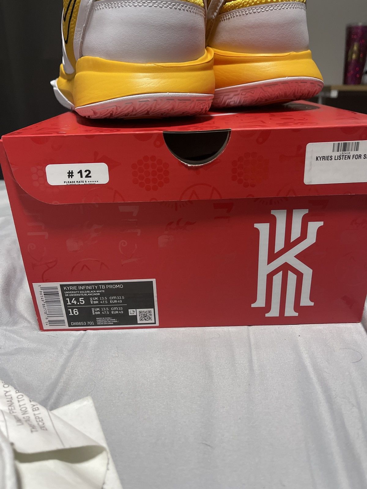 Nike Kyrie Infinity TB Promo DEADSTOCK Size US 14 / EU 47 - 1 Thumbnail