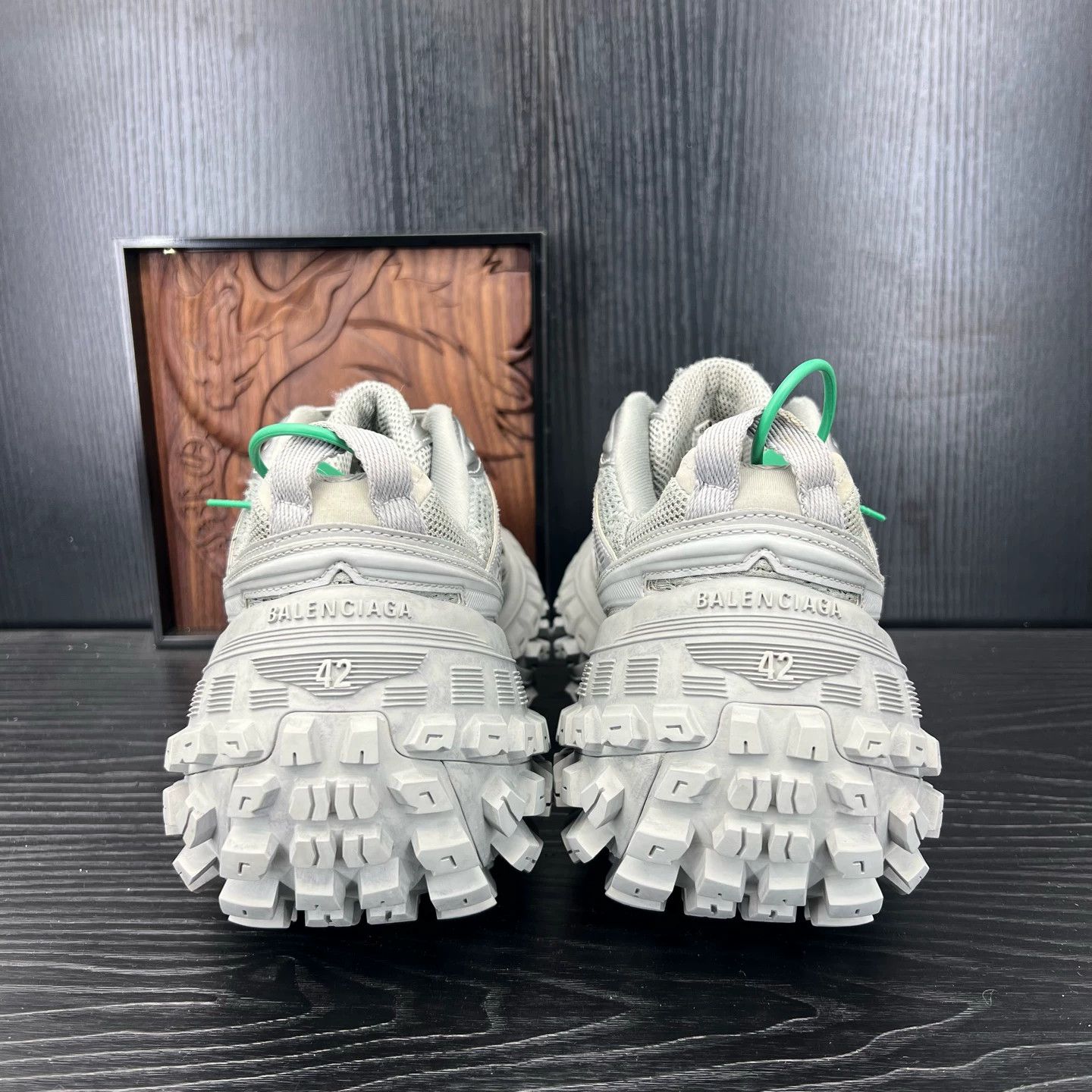 Balenciaga Balenciaga Grey Tire Sneakers Size 42 - Like New, Celebrity Size US 9 / EU 42 - 3 Thumbnail
