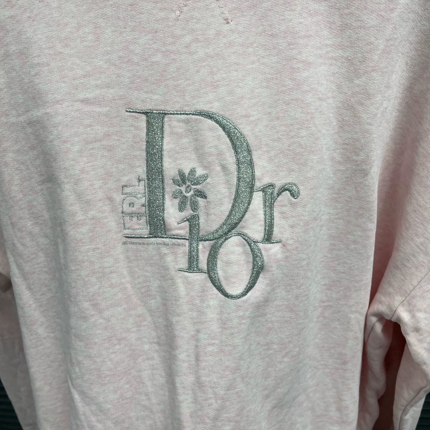 Dior Dior Pink Silver Embroidered M 99 New Crew #10584 Size US M / EU 48-50 / 2 - 4 Thumbnail