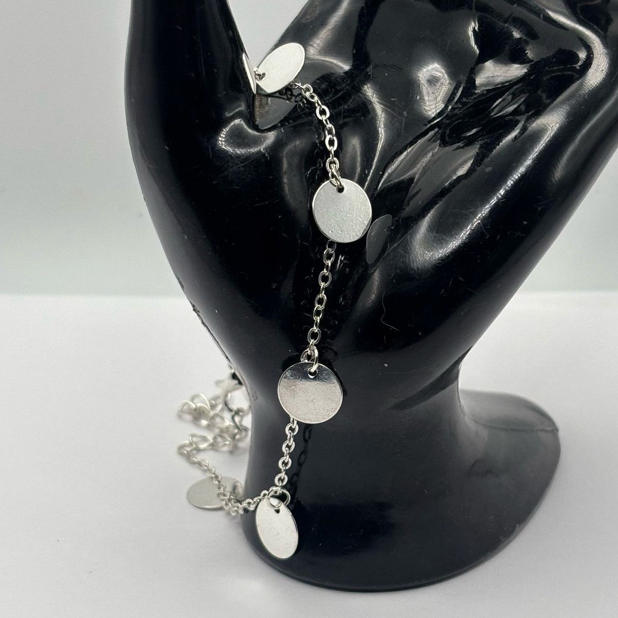 Other Y2K Silver Circle Anklet Size ONE SIZE - 3 Thumbnail