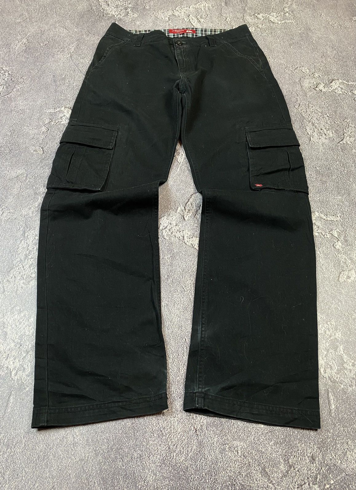 Quiksilver VTG Quiksilver Cargo Black Pants Surf Style Streetwear Size US 31 - 1 Thumbnail