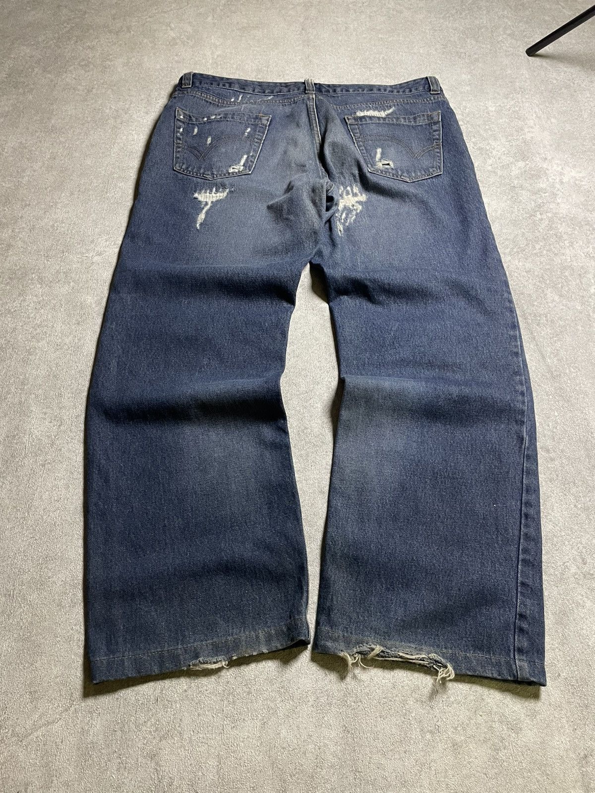 If Six Was Nine LGB IfSixWasNine Vintage Bootcut Distress Faded Jeans Size US 38 / EU 54 - 10 Thumbnail