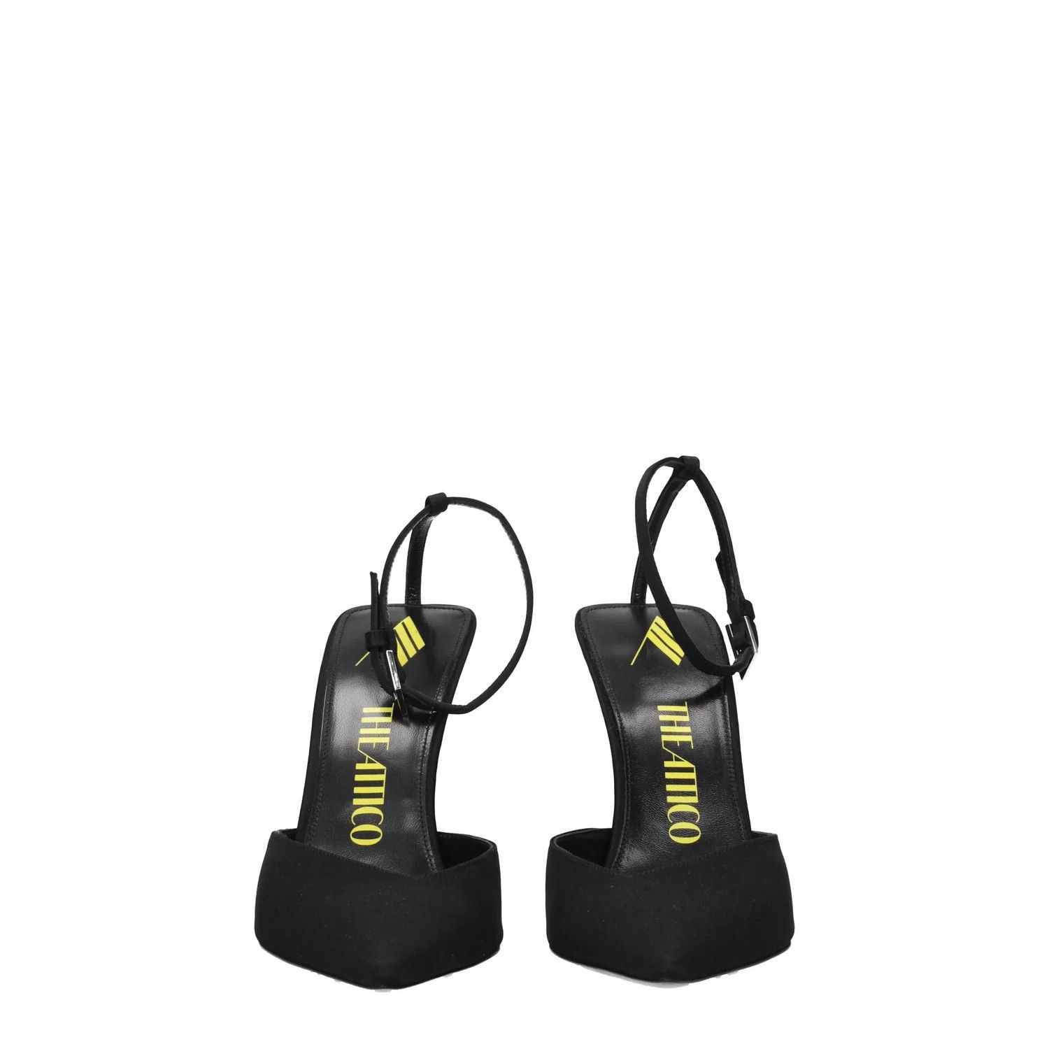 The Attico ob1o1e1224 Satin Sandals in Black Size US 8.5 / IT 38.5 - 3 Thumbnail