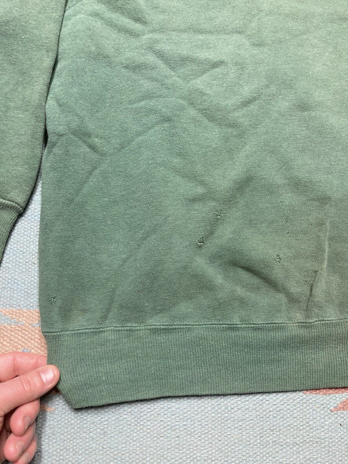 Vintage Vintage 1960s crewneck sweatshirt blank faded cotton XL Size US XL / EU 56 / 4 - 4 Thumbnail