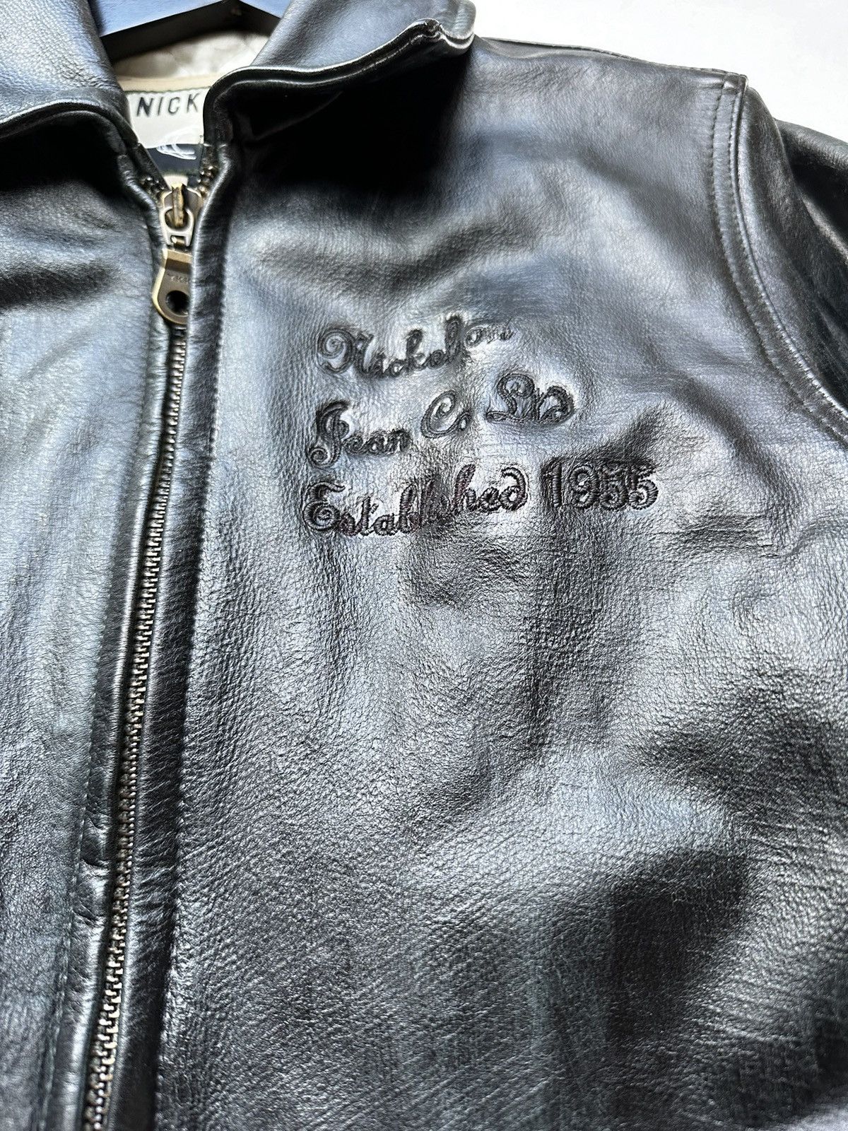 Designer × Vintage vintage selfmade leather jacket Size US S / EU 44-46 / 1 - 4 Thumbnail